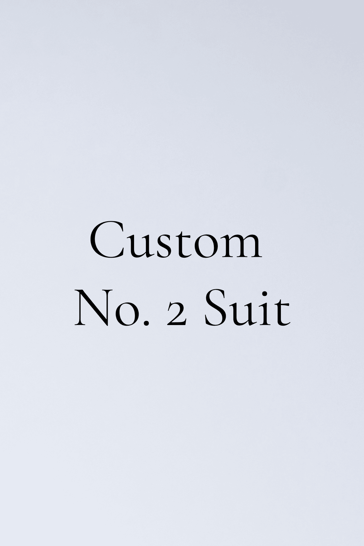 Custom No. 2 Suit - Shepherd’s