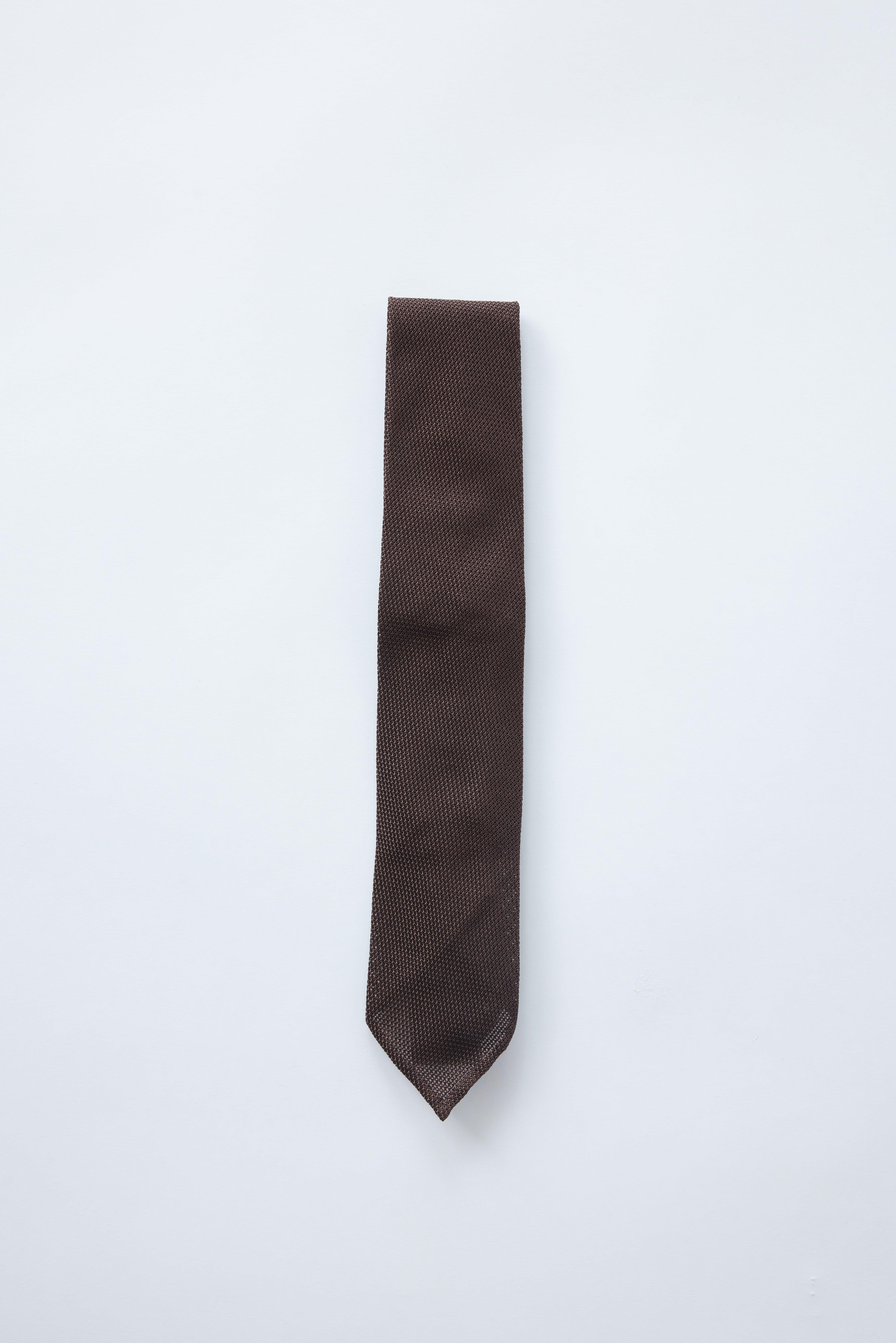 Elk Brown Grenadine Tie - Shepherd’s