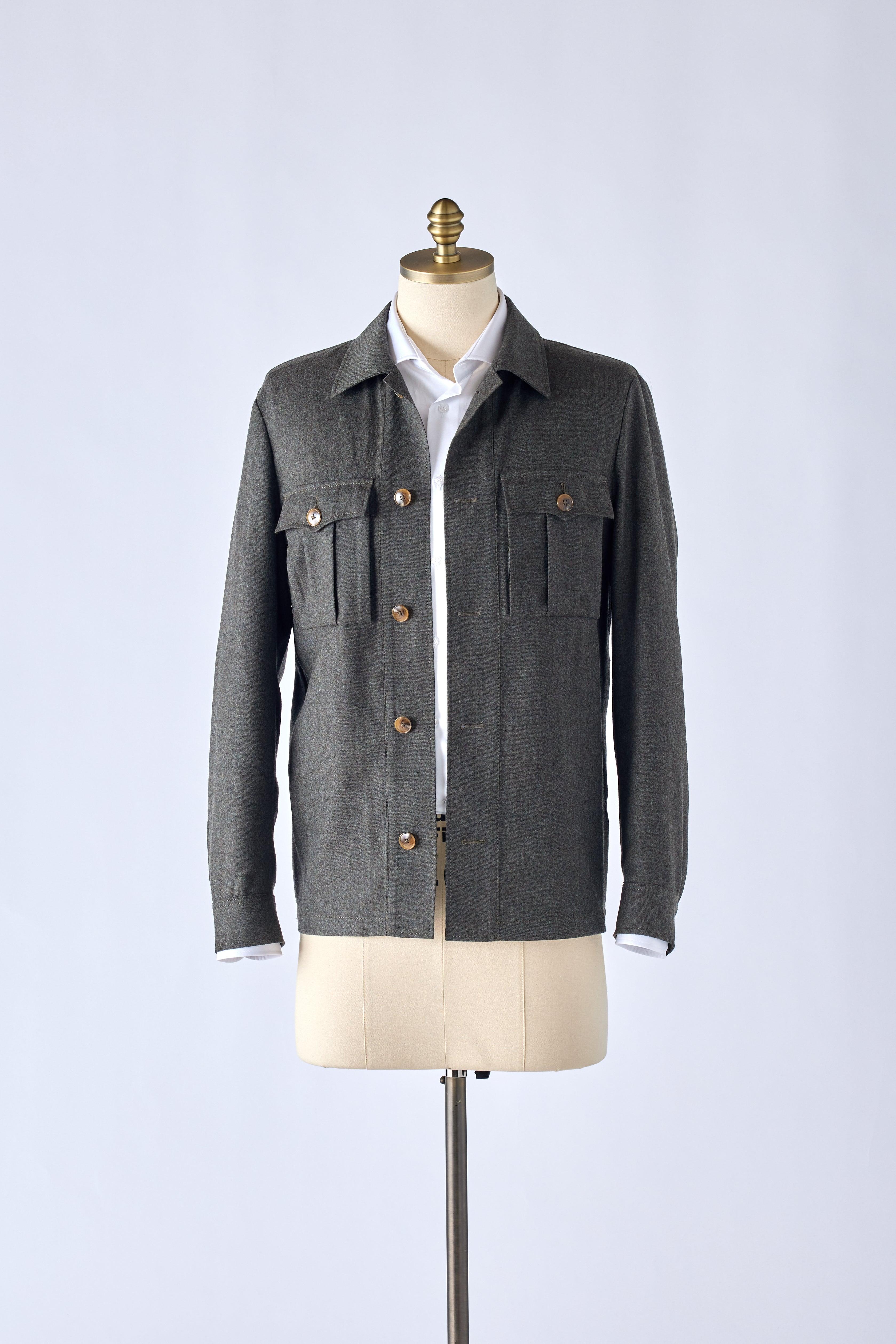 Brown Flannel Overshirt - Shepherd’s