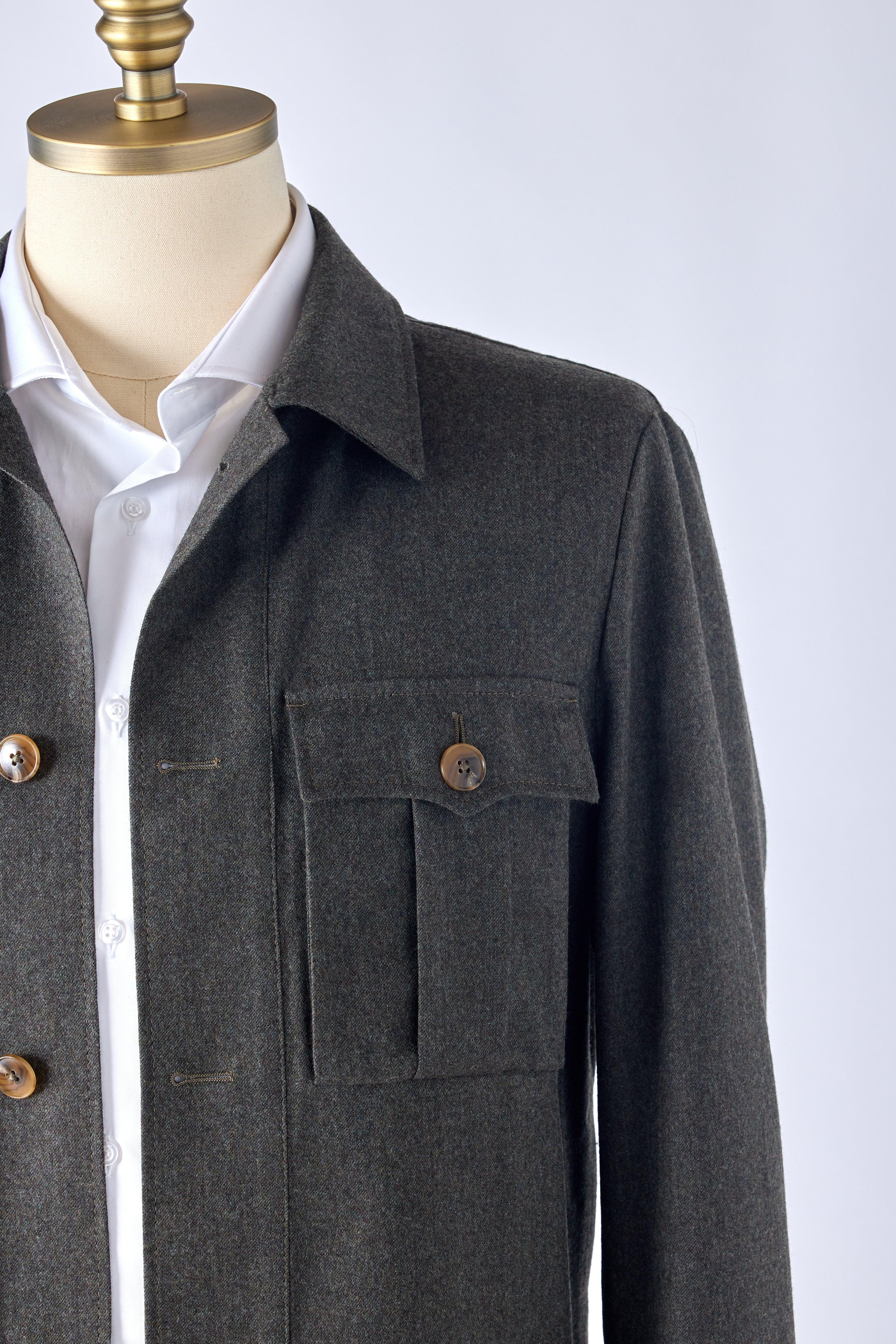 Brown Flannel Overshirt - Shepherd’s