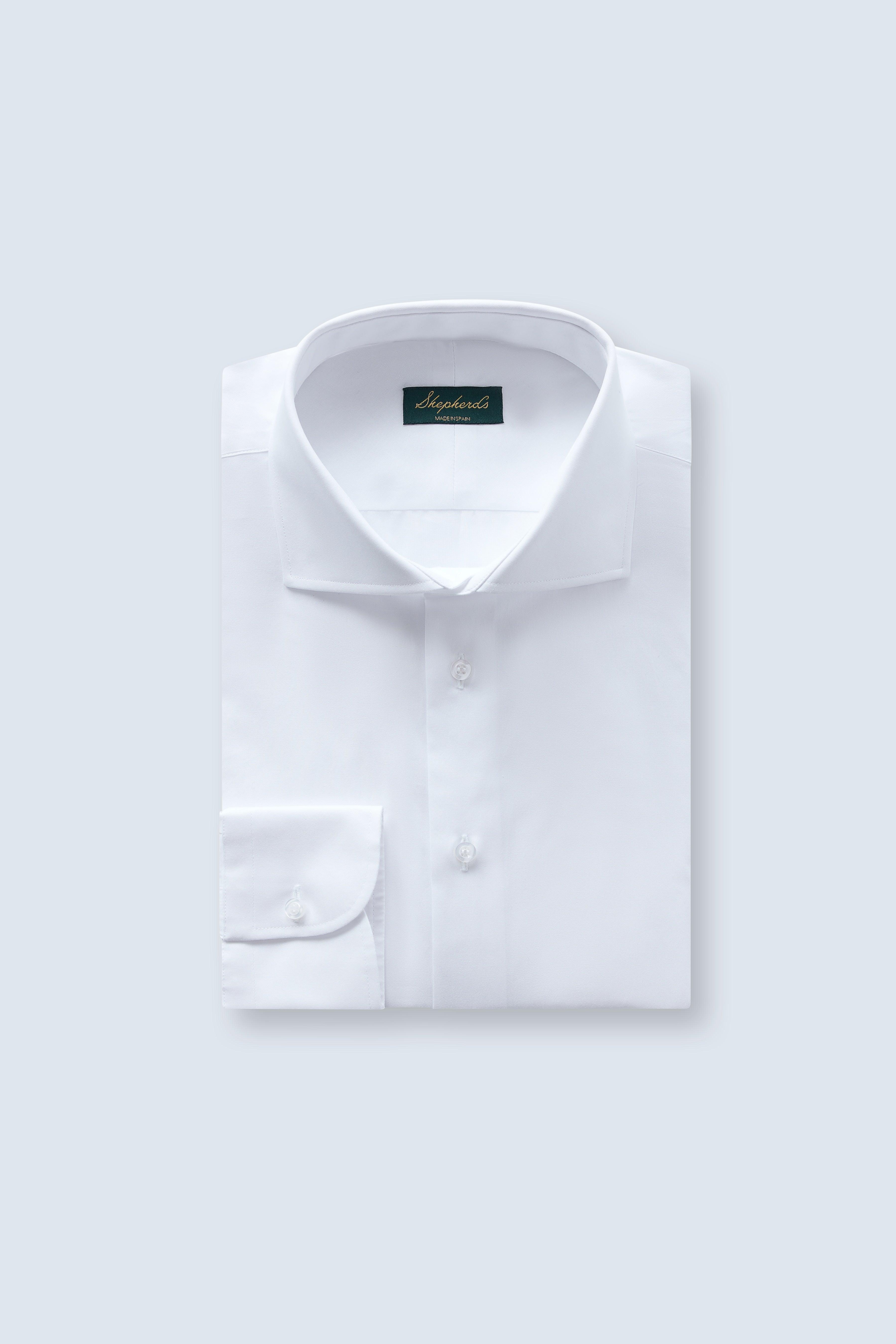 No. 1 White Poplin Shirt - Shepherd’s
