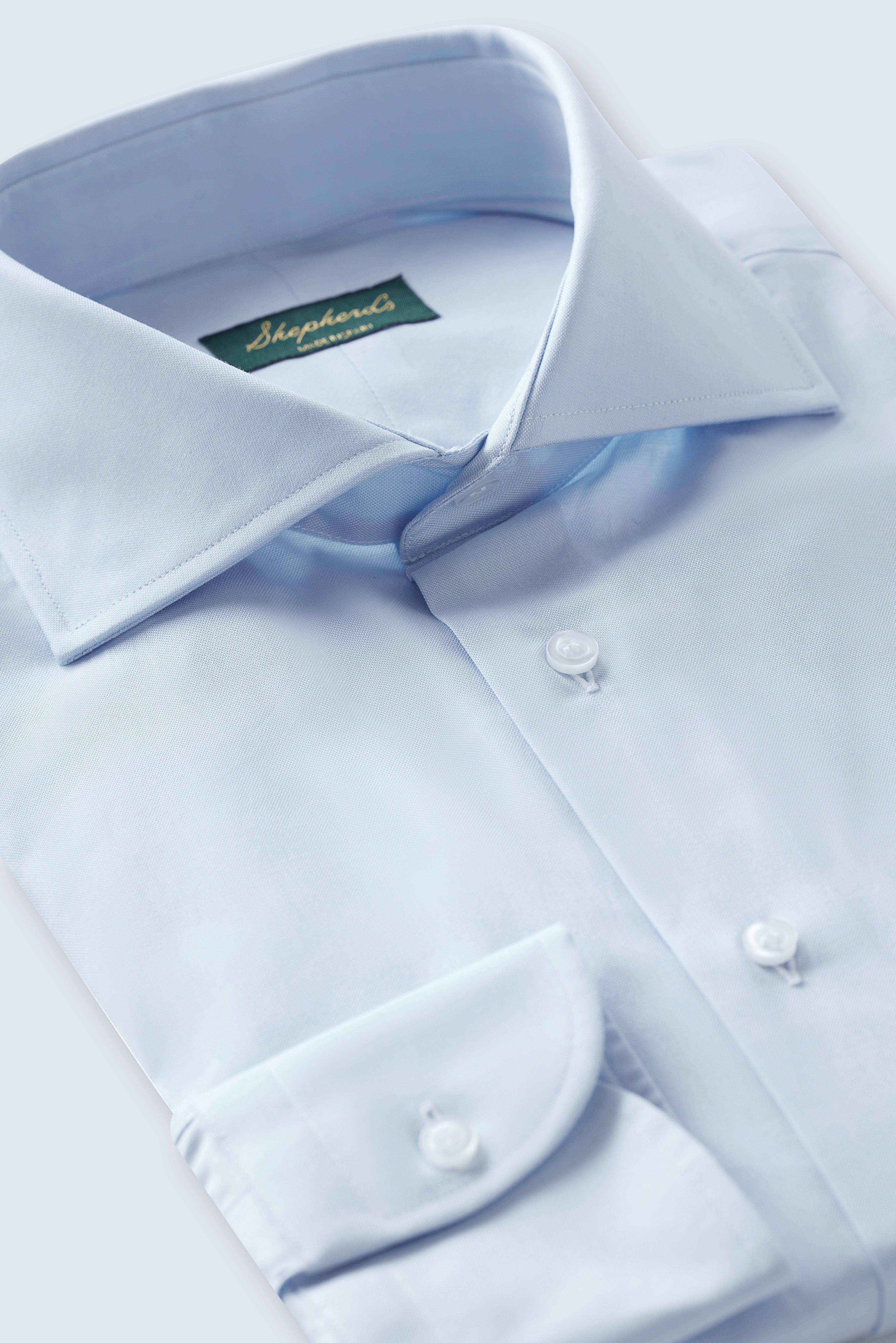 No. 2 Blue Poplin Shirt - Shepherd’s