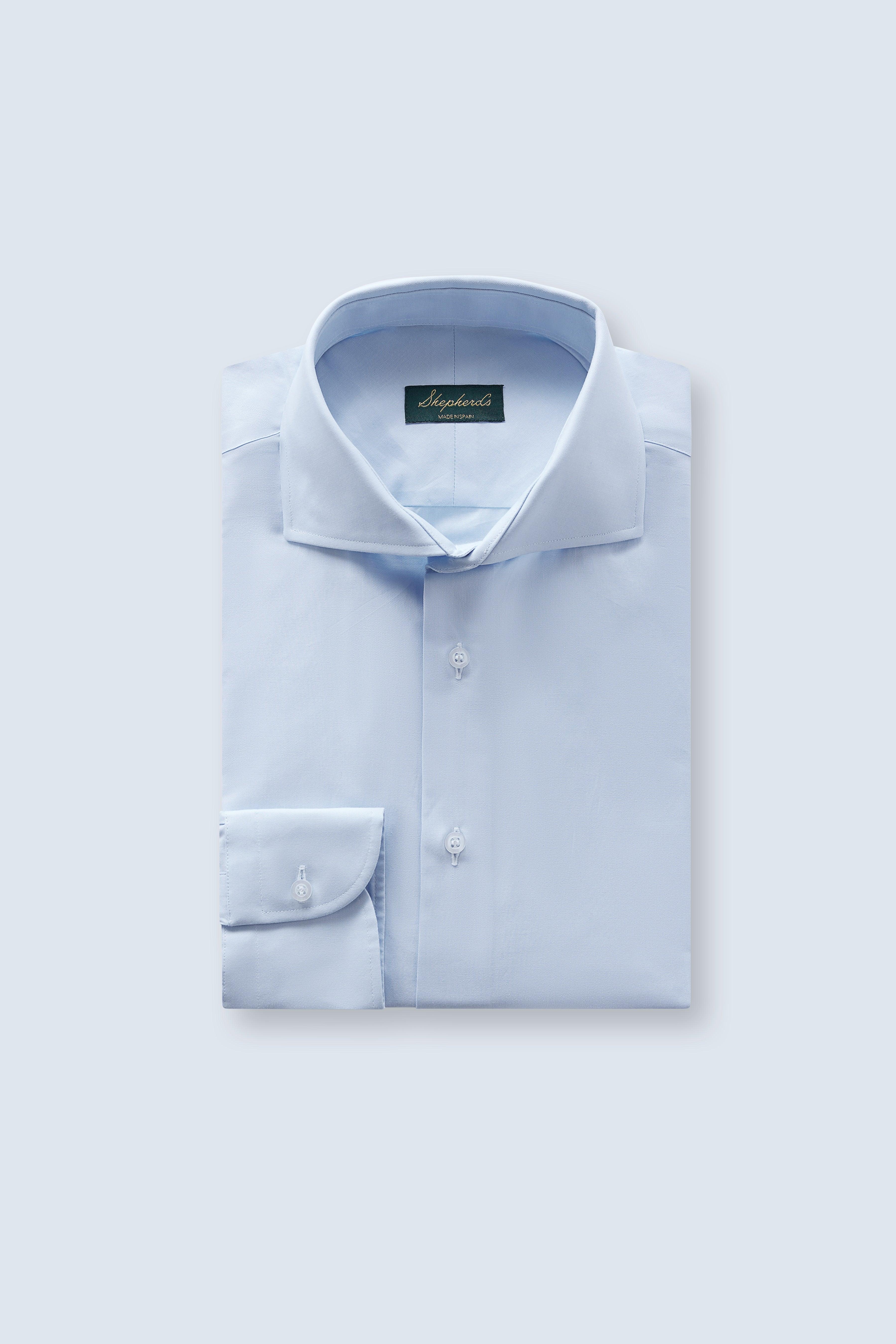 No. 2 Blue Poplin Shirt - Shepherd’s