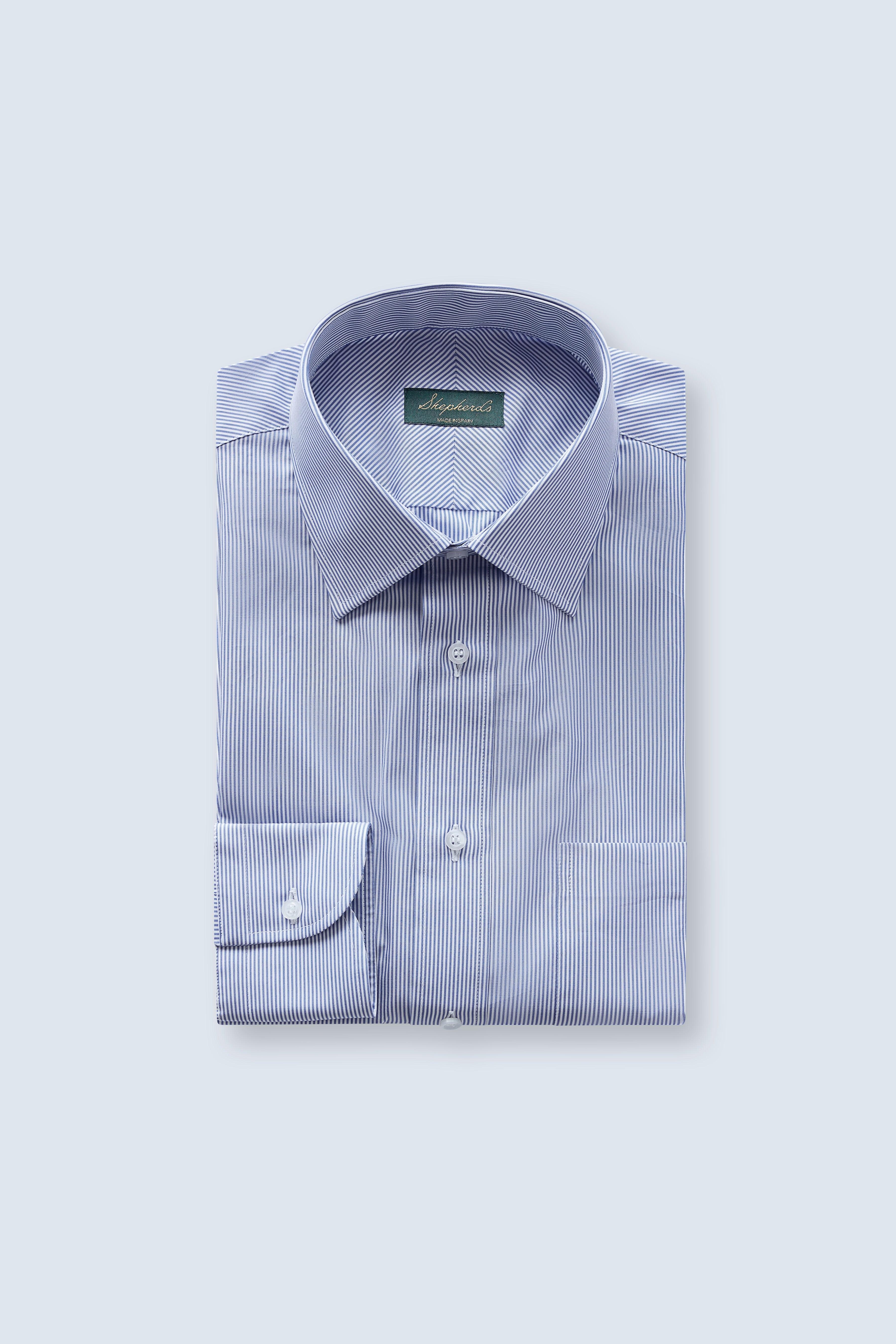 Signature Thomas Mason Blue and White Striped Shirt Signature Thomas Mason Blue and White Striped Shirt