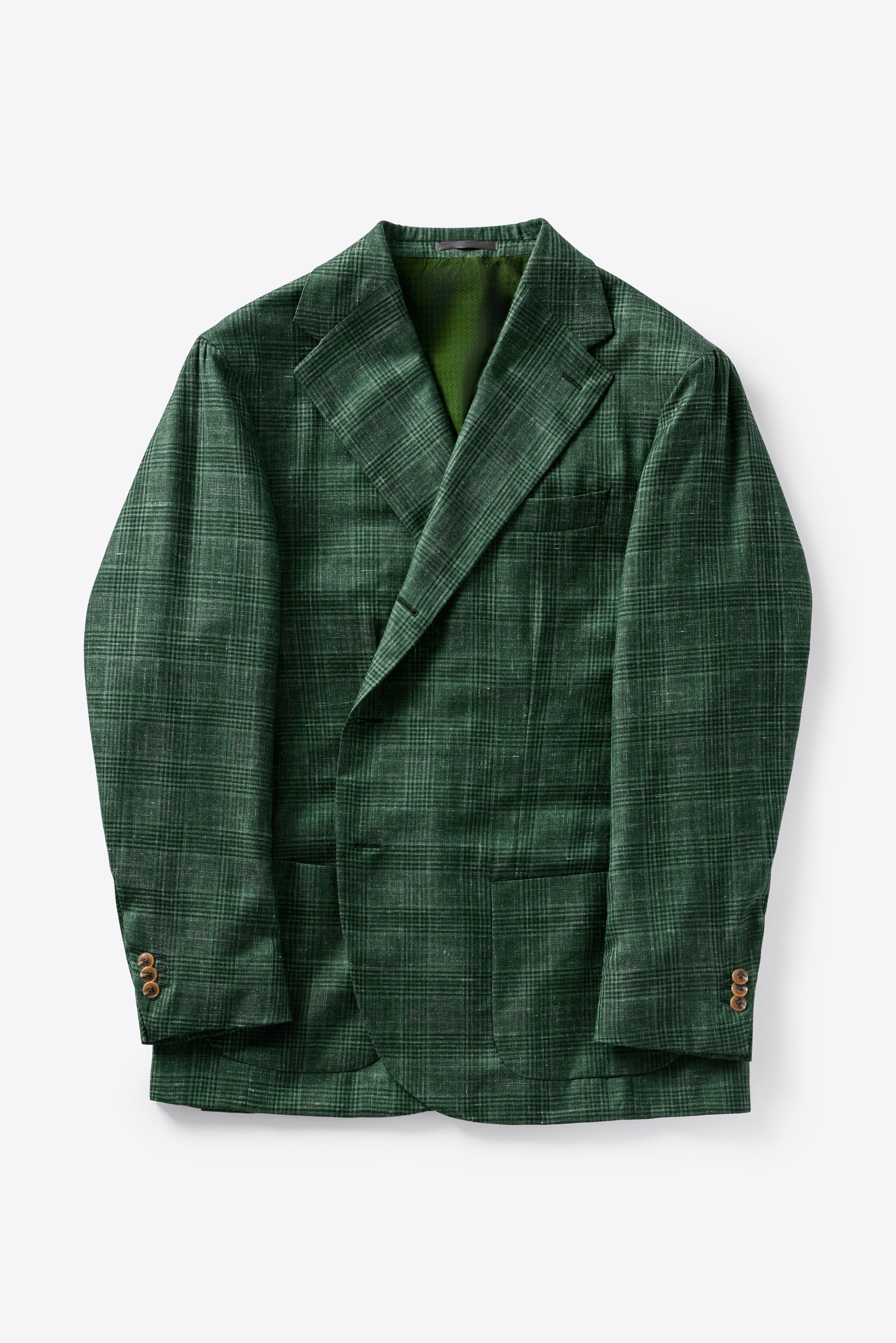 Signature Cashmere-Silk Plaid Check Jacket - Shepherd’s