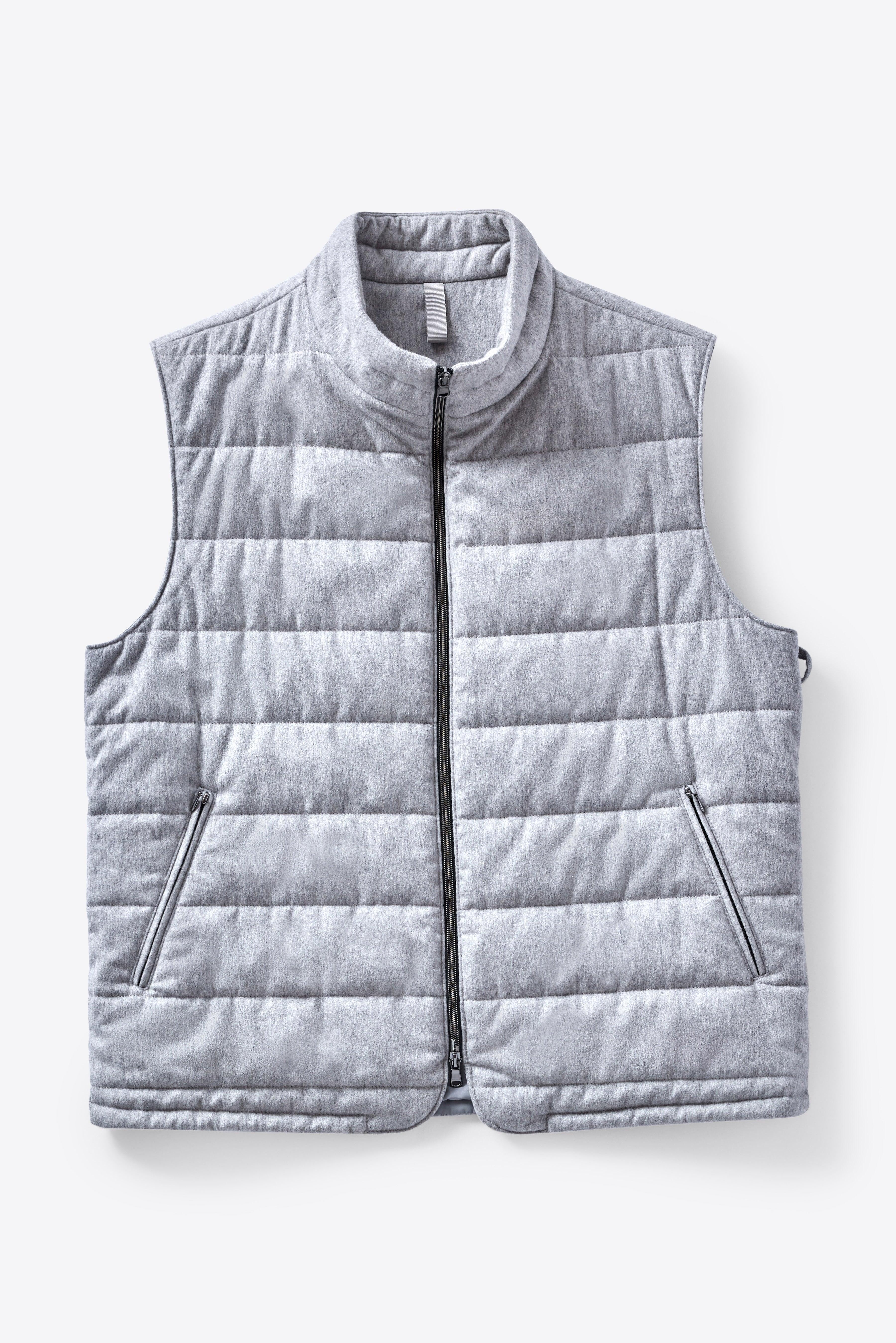 Signature Gray Cashmere Vest - Shepherd’s