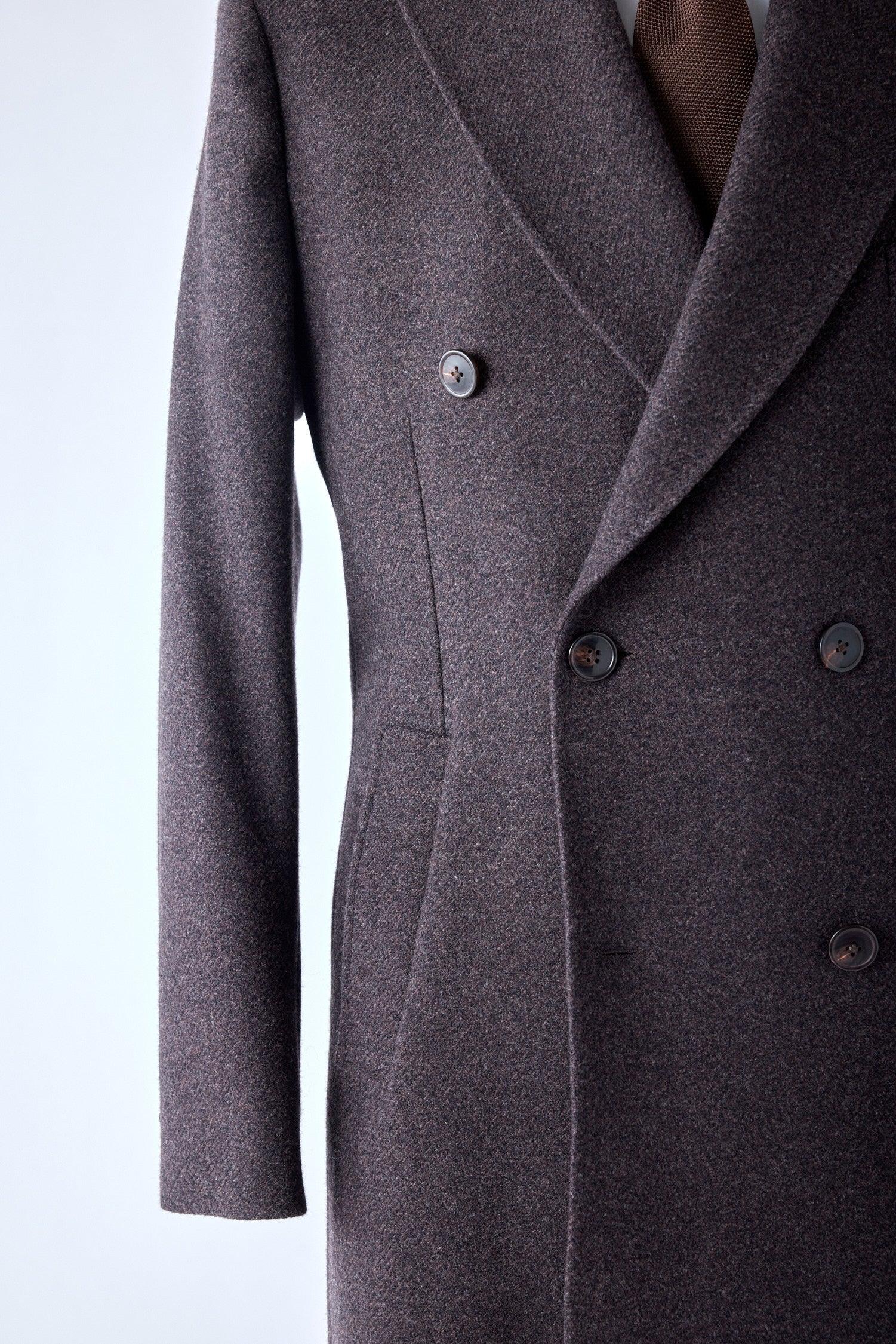 Peak Lapel Double-Breasted Overcoat - Shepherd’s