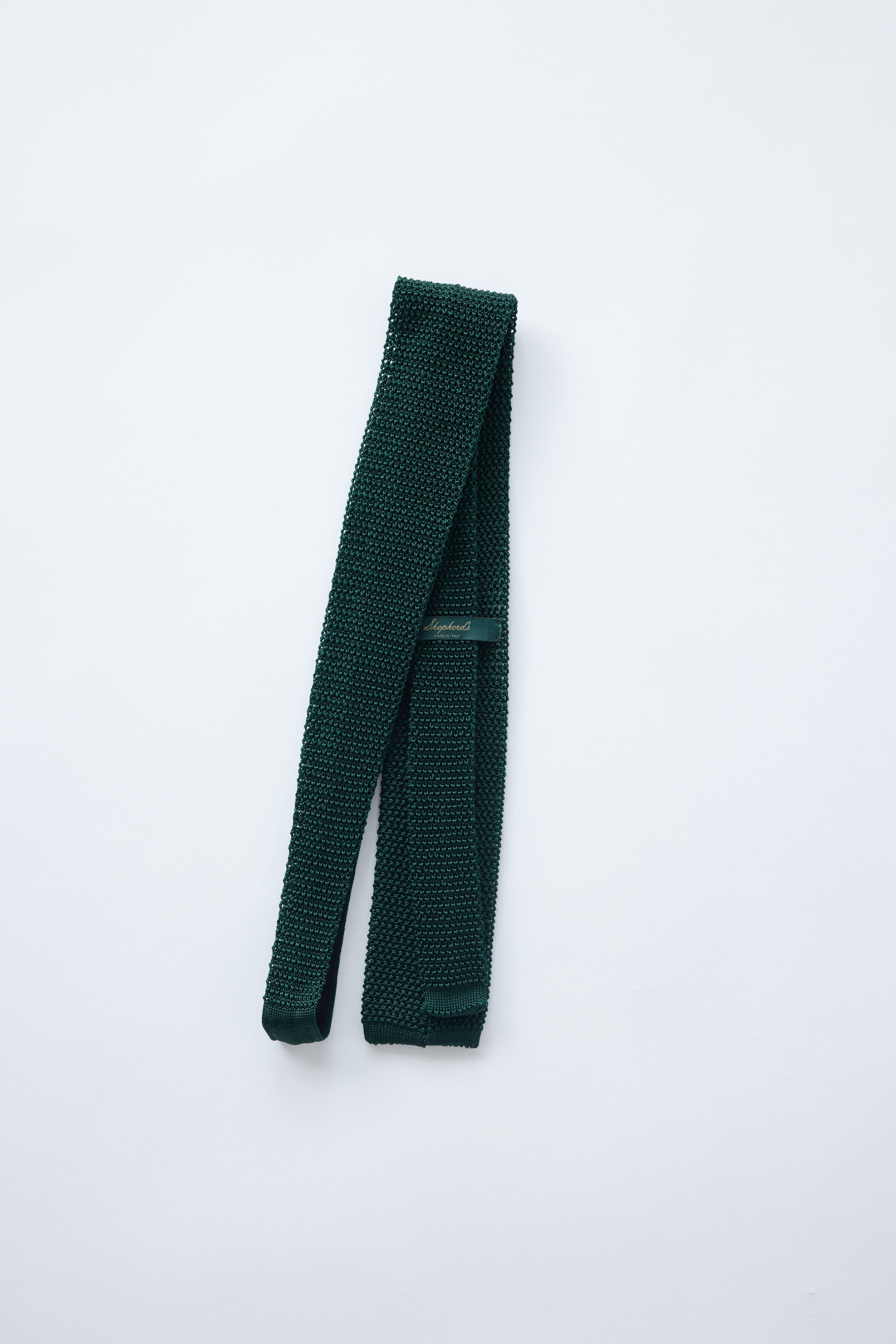 Green Knit Tie - Shepherd’s