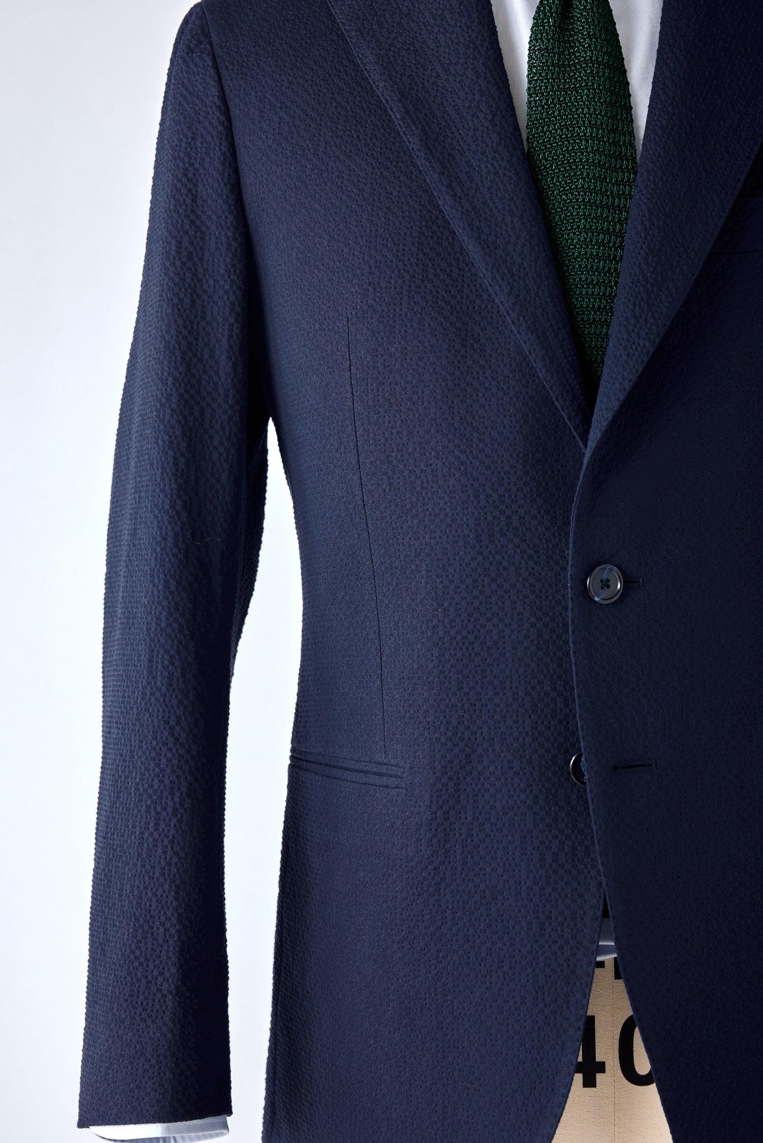 No. 1 Navy Seersucker Suit - Shepherd’s