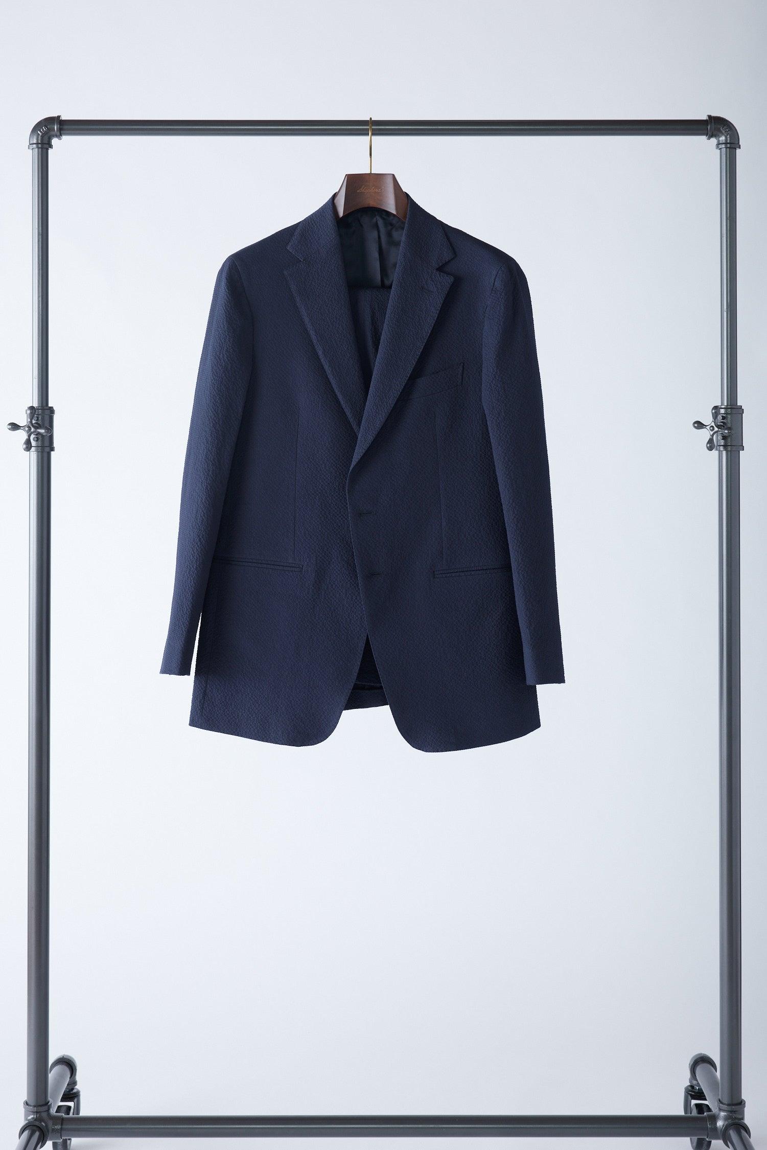 No. 1 Navy Seersucker Suit - Shepherd’s