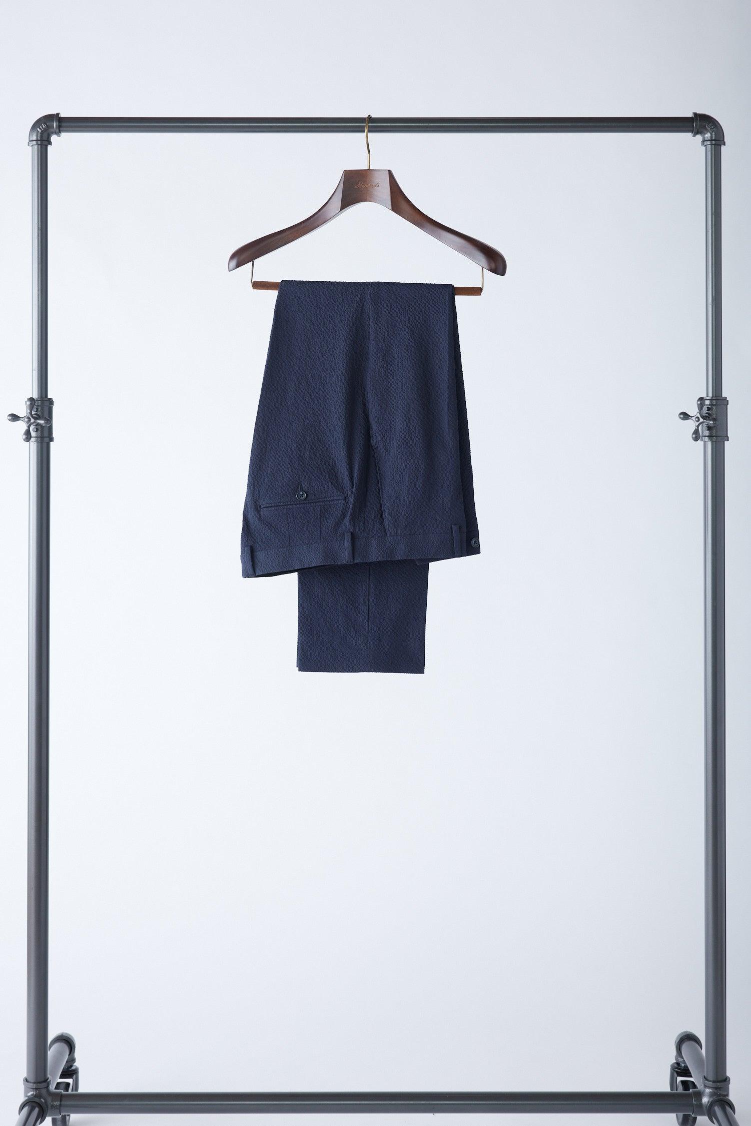 No. 1 Navy Seersucker Suit - Shepherd’s