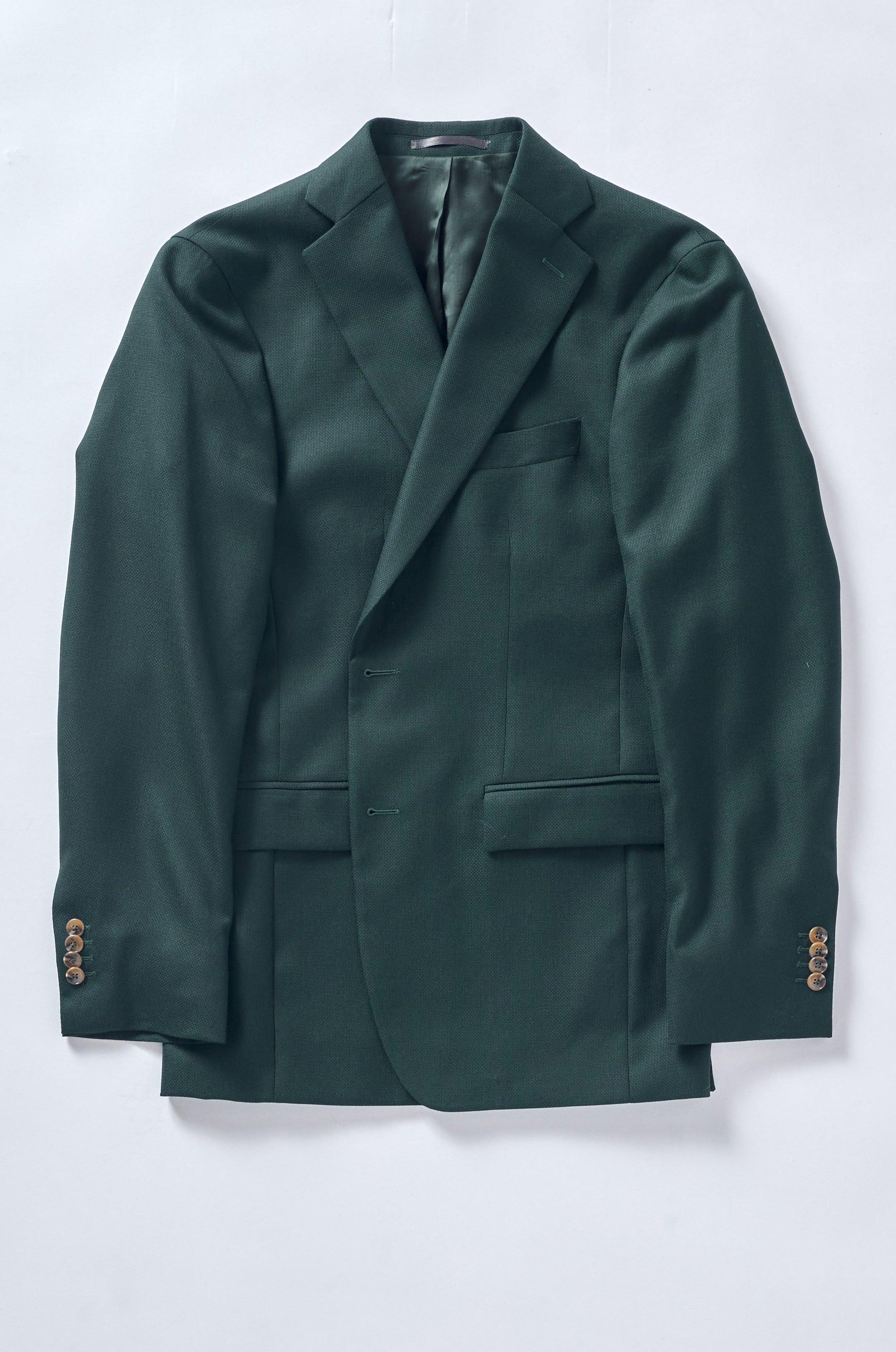No. 1 Dark Green Hopsack Jacket - Shepherd’s