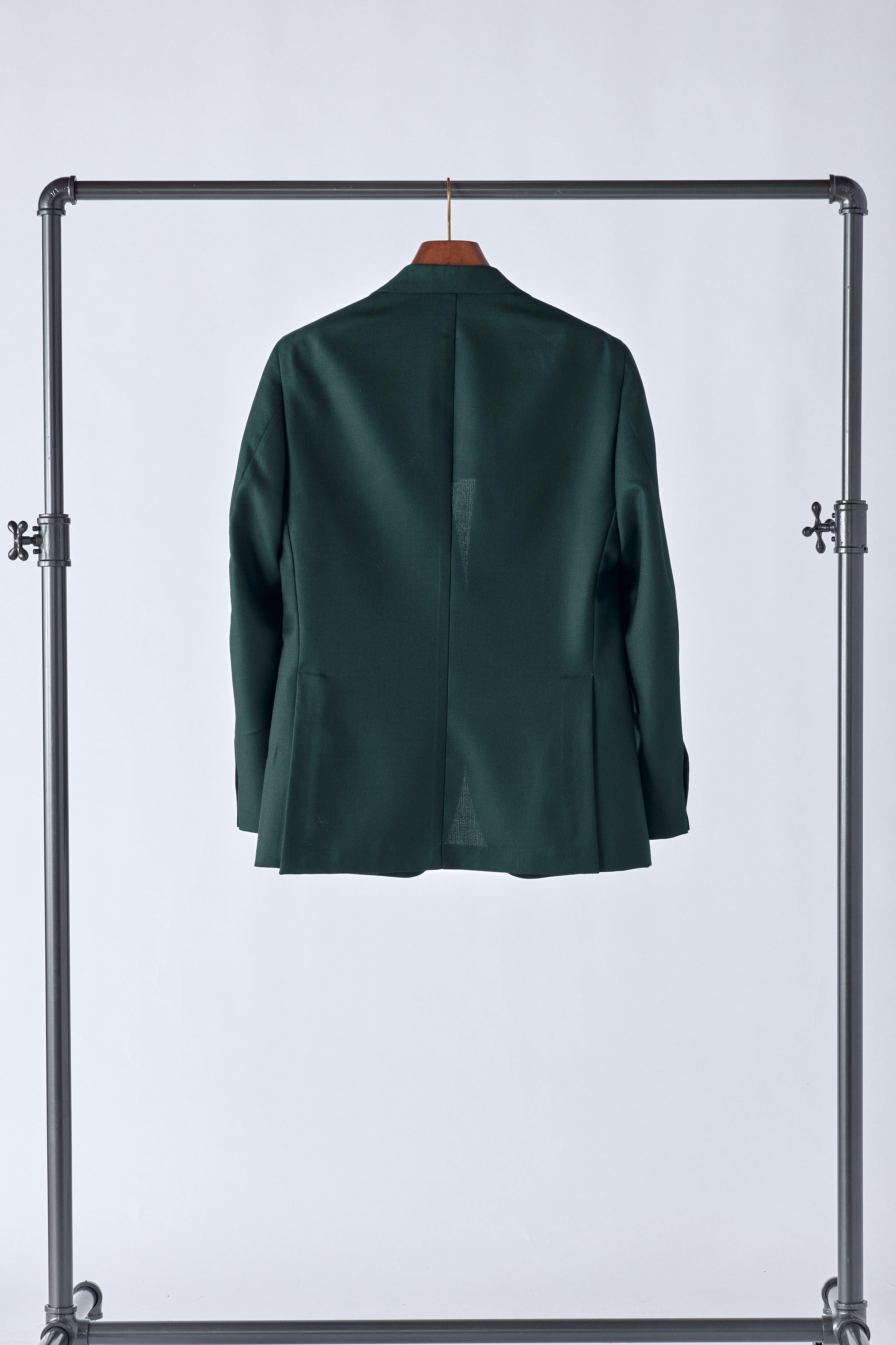 No. 1 Dark Green Hopsack Jacket - Shepherd’s