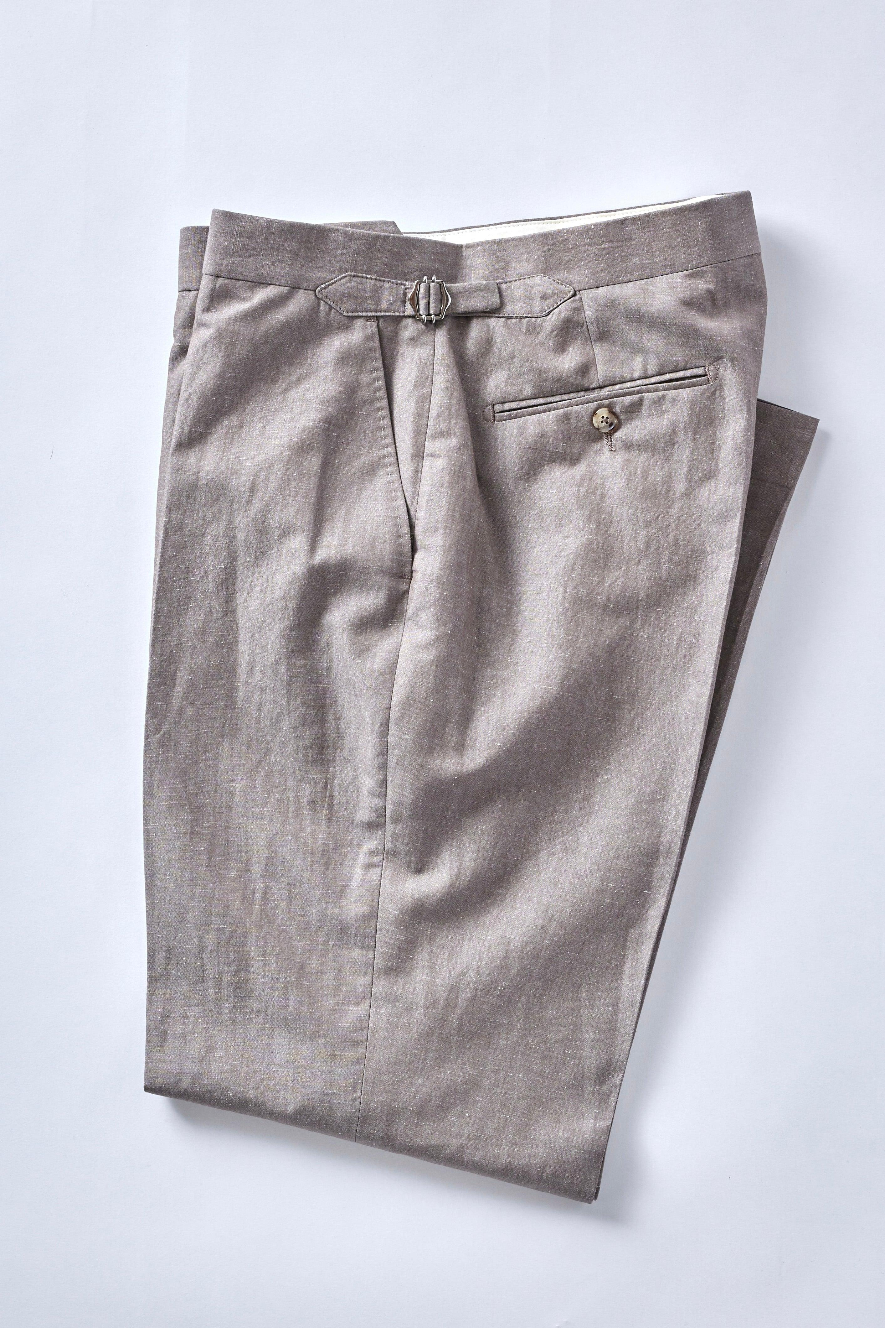 No. 1 Oatmeal Linen Trousers - Shepherd’s