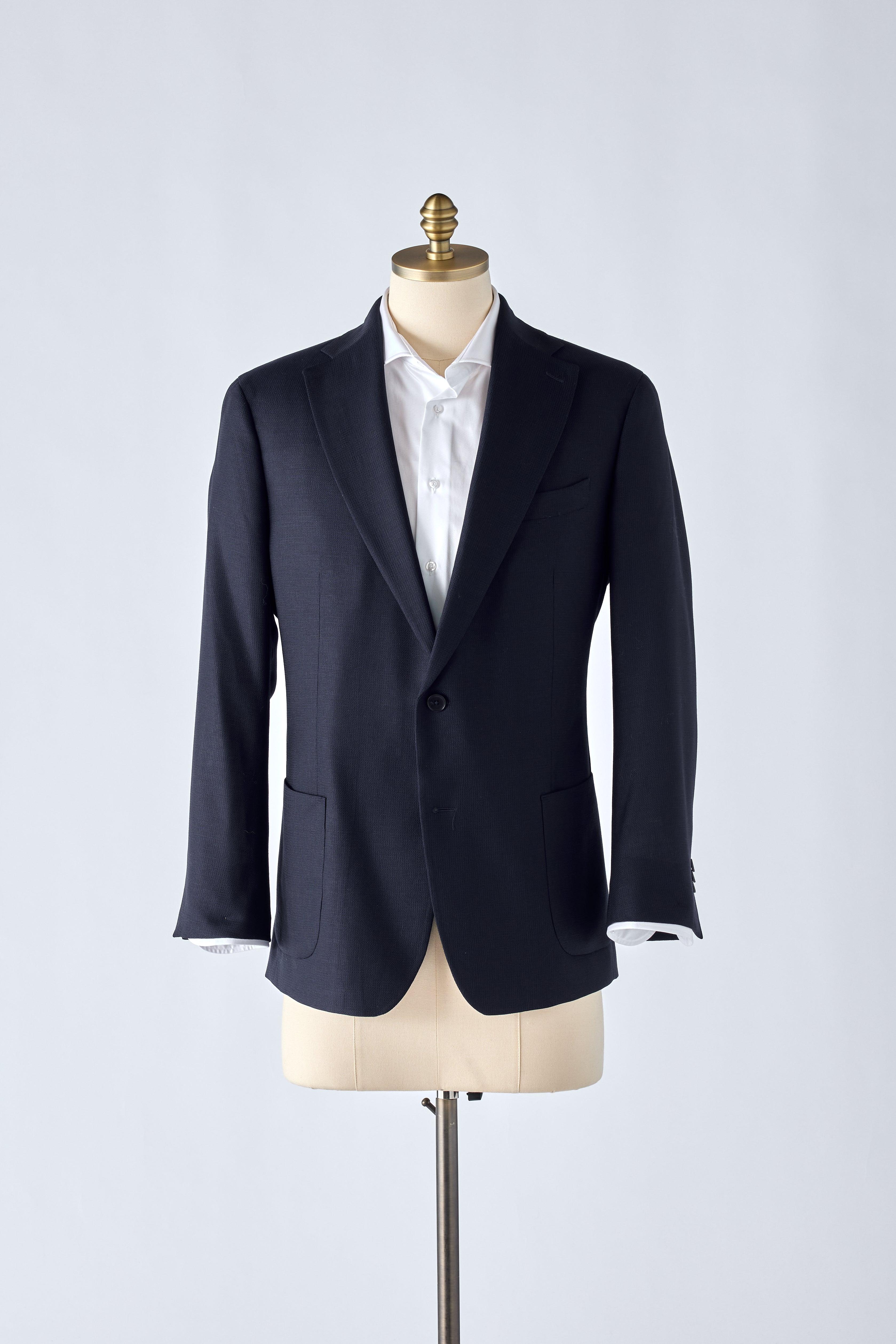 No. 1 Navy Open Weave Jacket - Shepherd’s