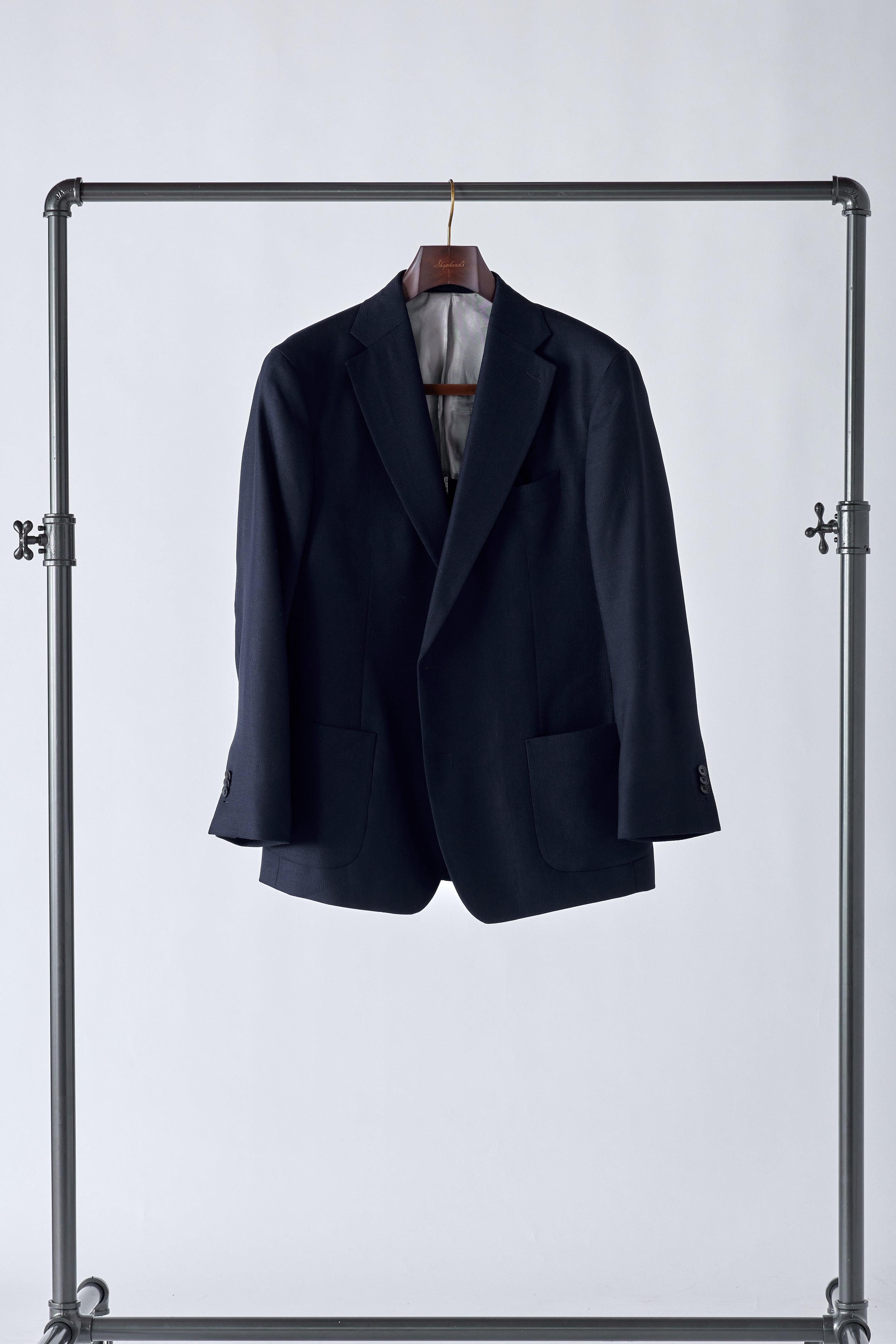 No. 1 Navy Open Weave Jacket - Shepherd’s