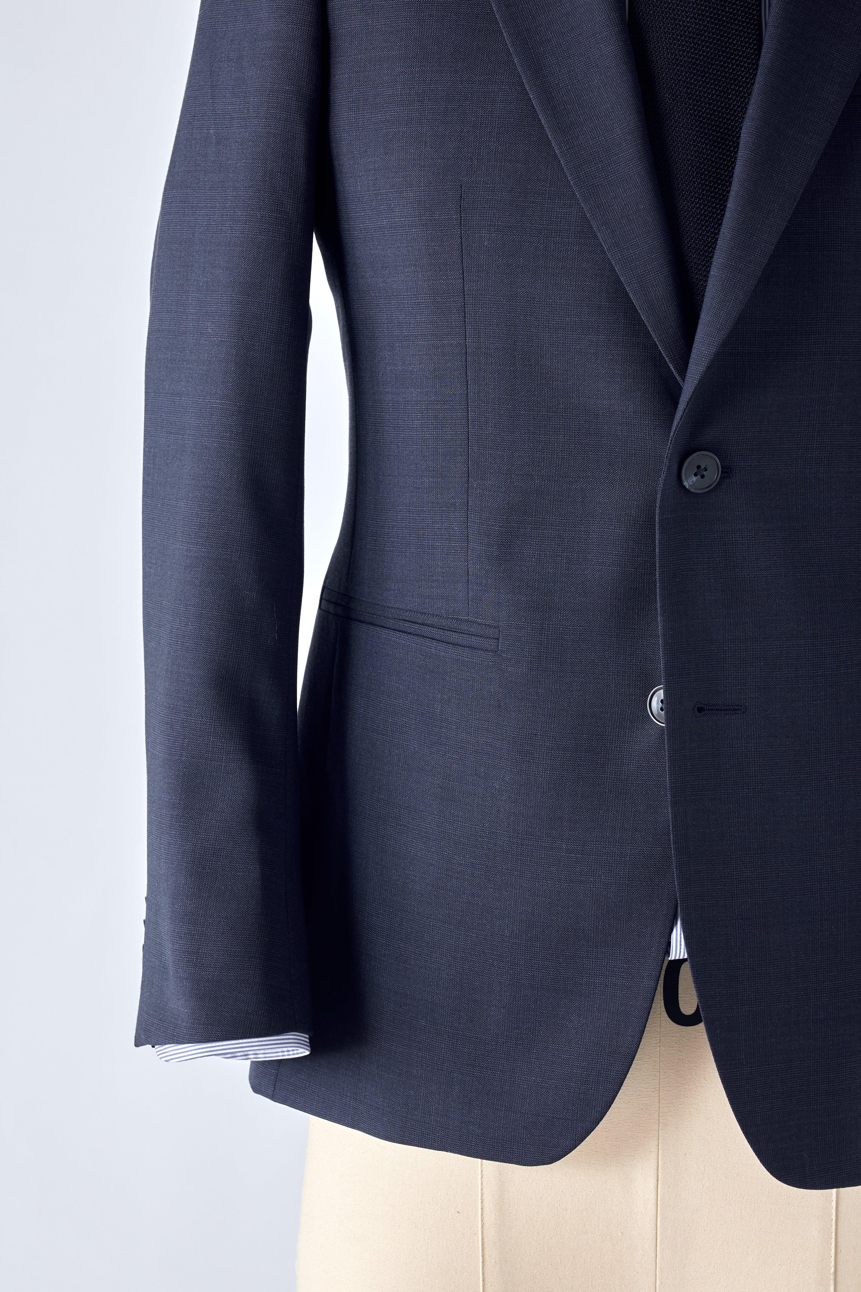 No. 1 Navy Prince of Wales Check Suit - Shepherd’s