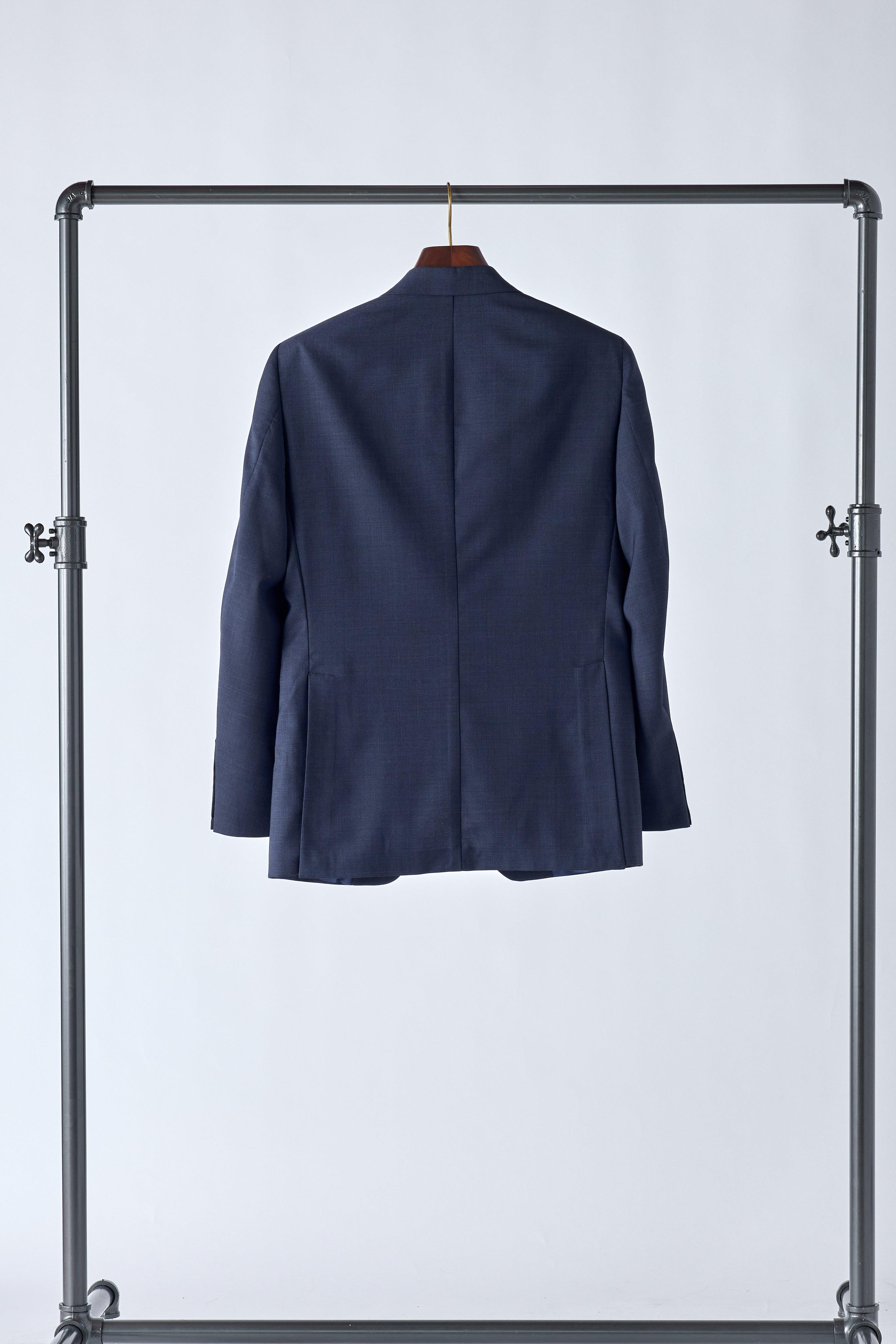 No. 1 Navy Prince of Wales Check Suit - Shepherd’s