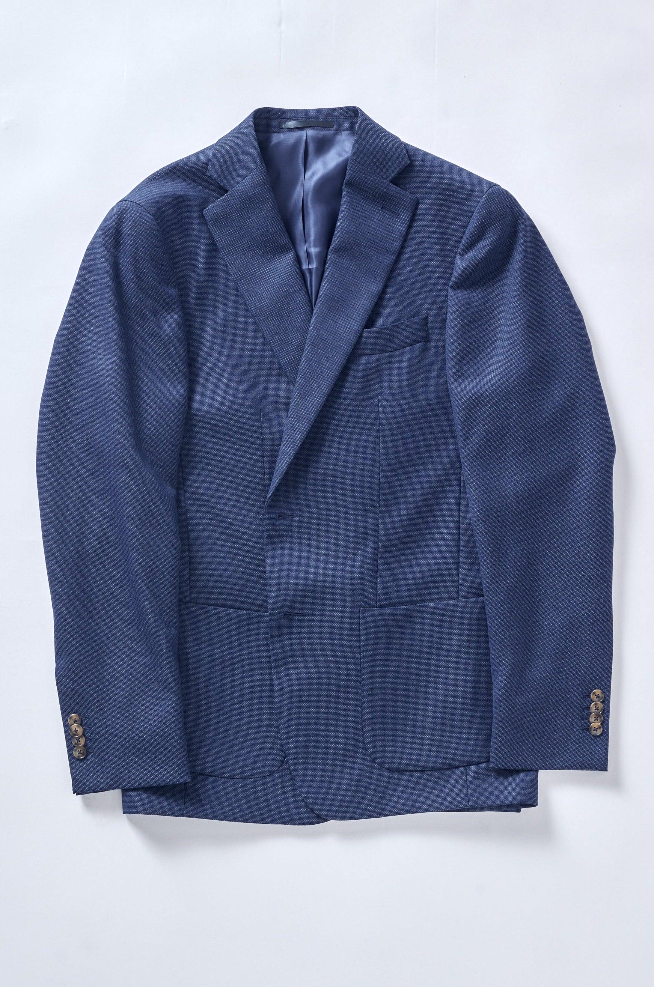 No. 1 Blue Hopsack Jacket - Shepherd’s