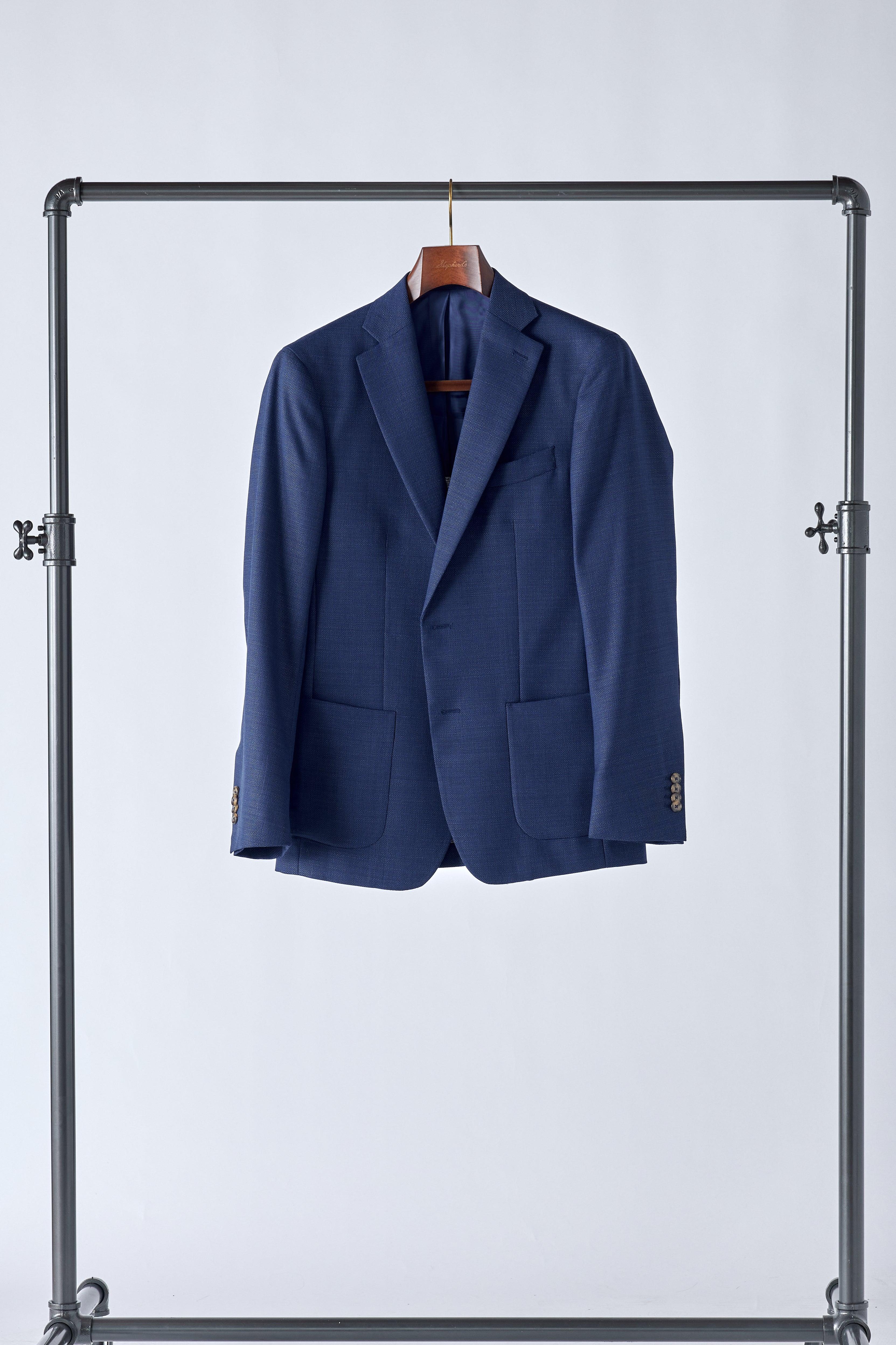 No. 1 Blue Hopsack Jacket - Shepherd’s