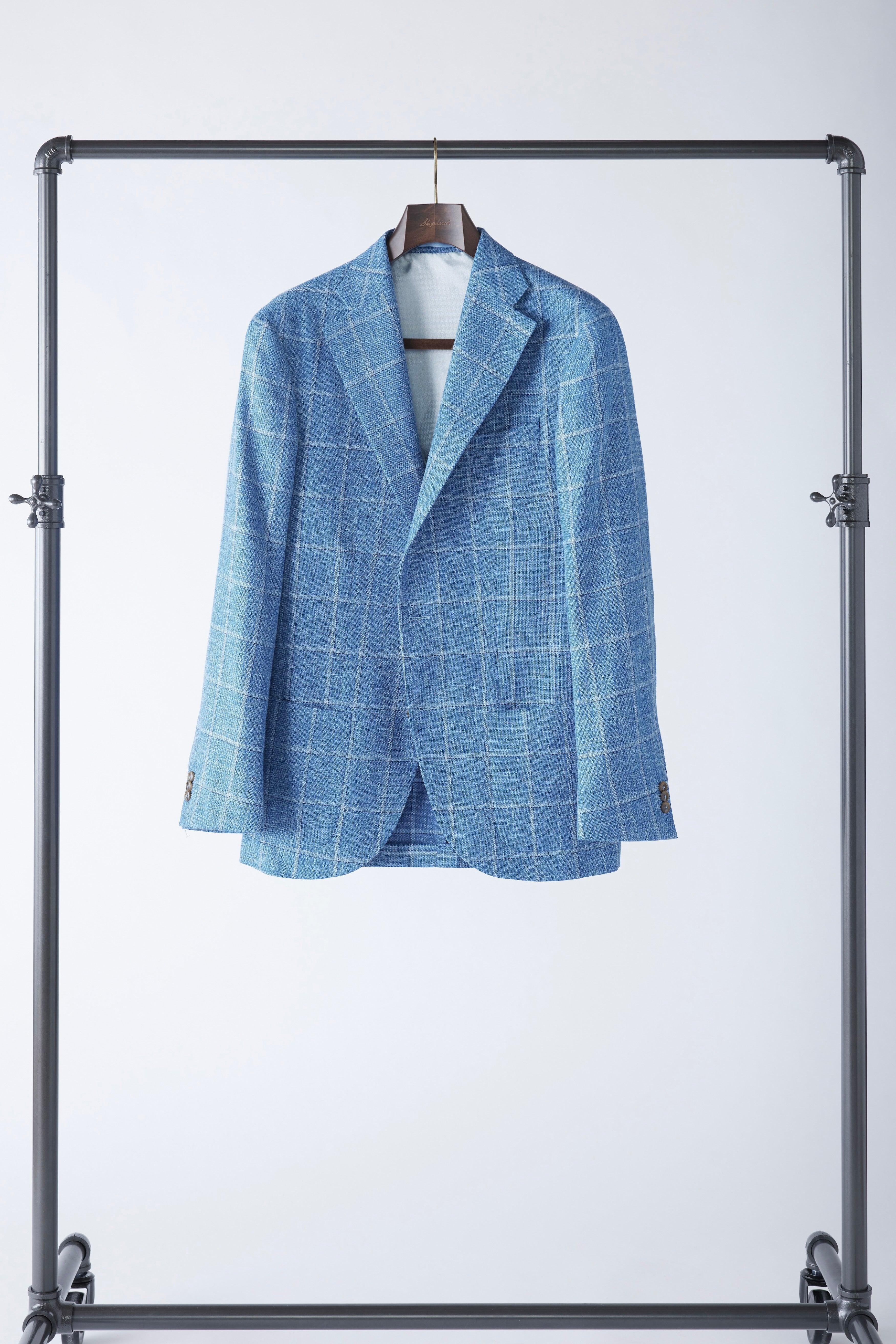 No. 2 Linen Windowpane Jacket - Shepherd’s