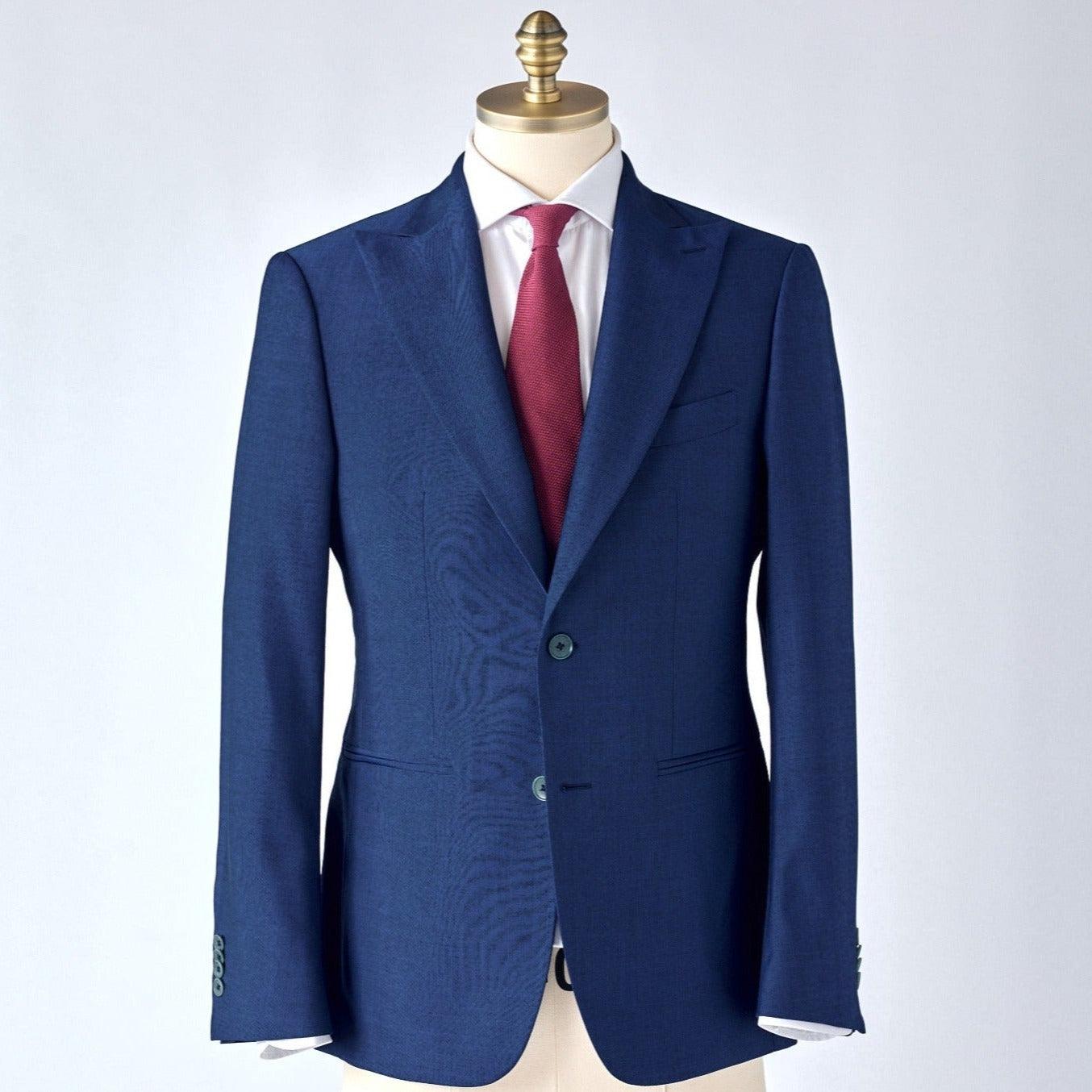 No. 2 Peak Lapel Birdseye Suit - Shepherd’s