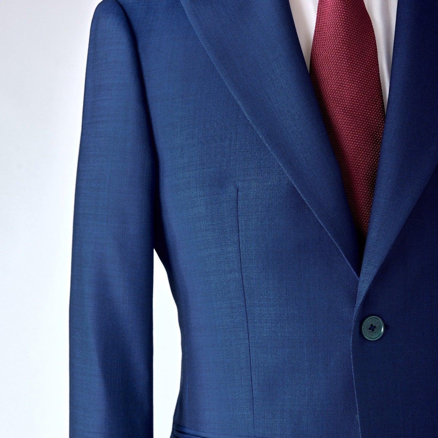 No. 2 Peak Lapel Birdseye Suit - Shepherd’s