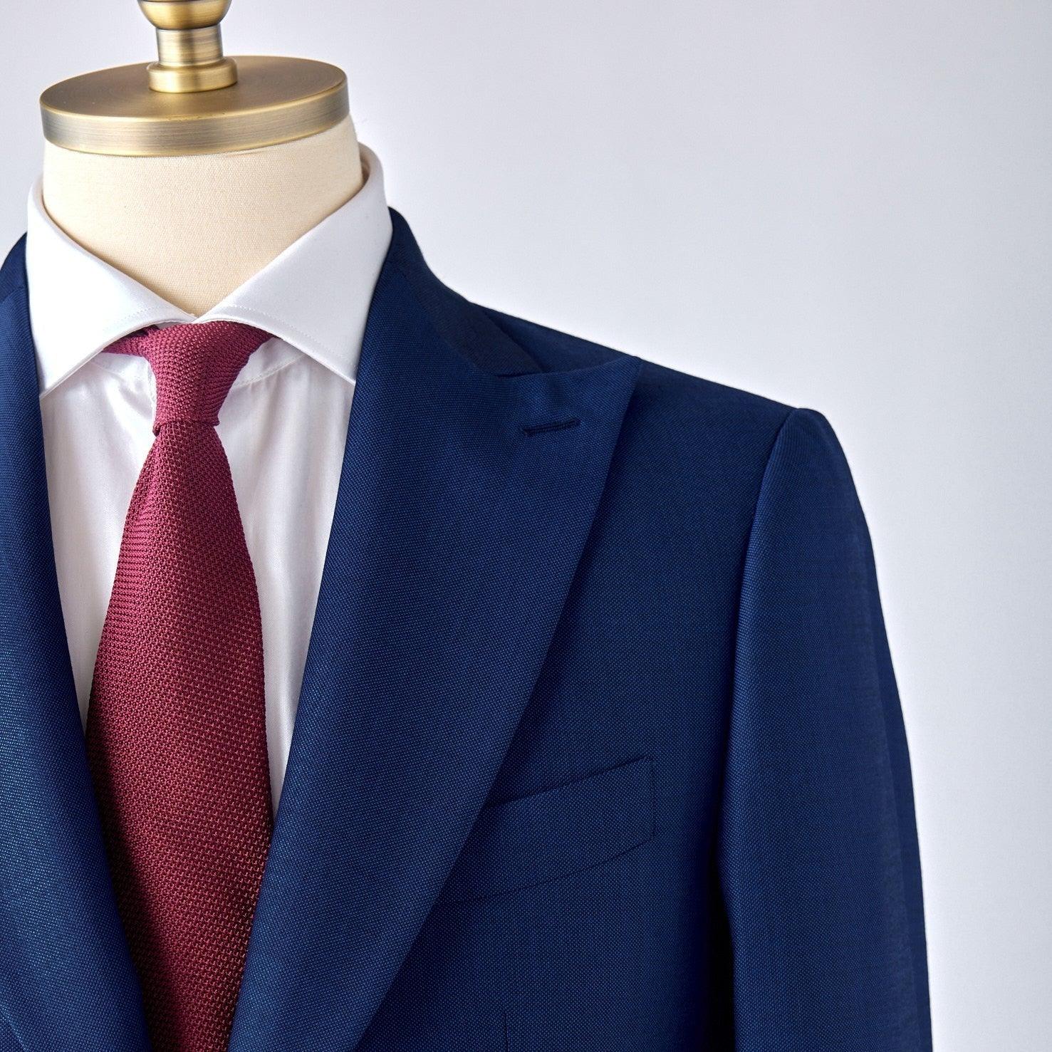 No. 2 Peak Lapel Birdseye Suit - Shepherd’s