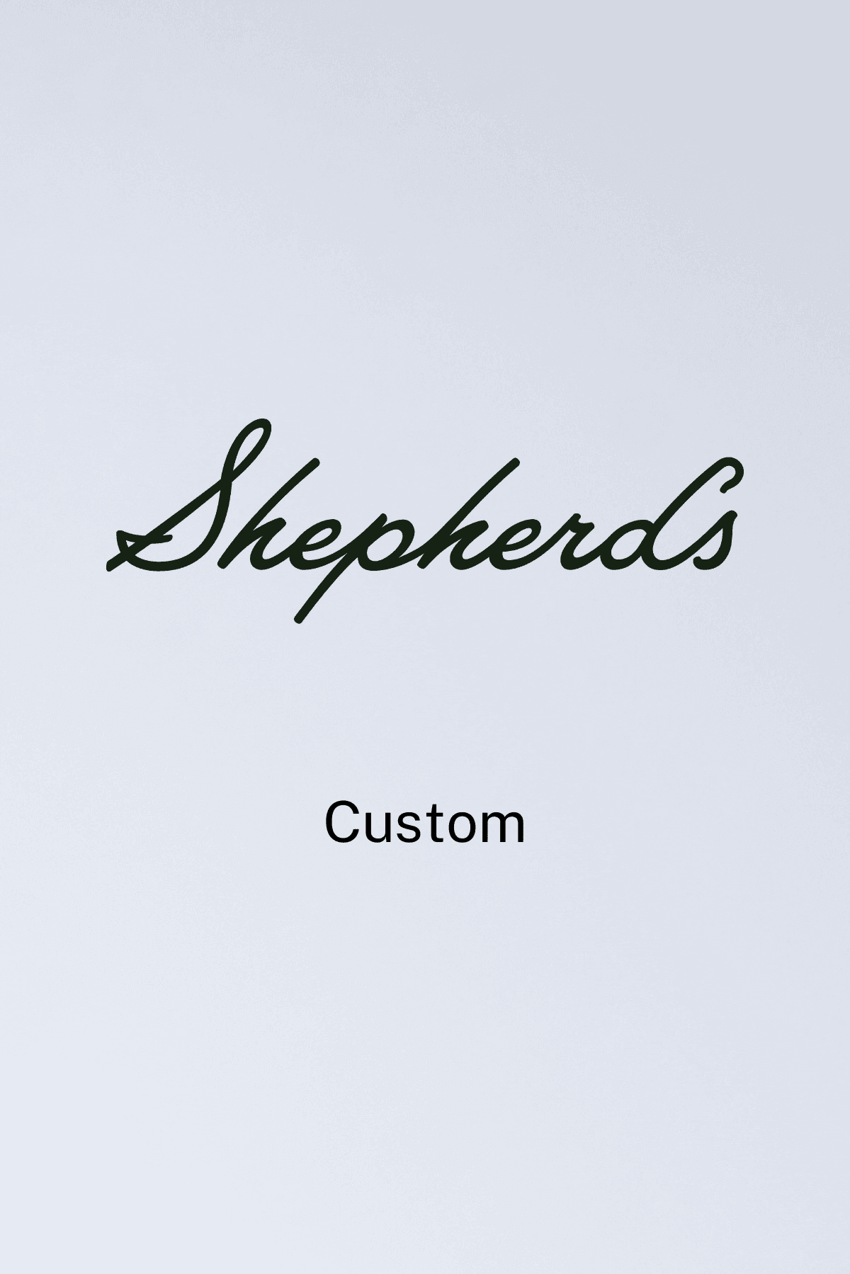 Custom Suit Vest - Shepherd’s