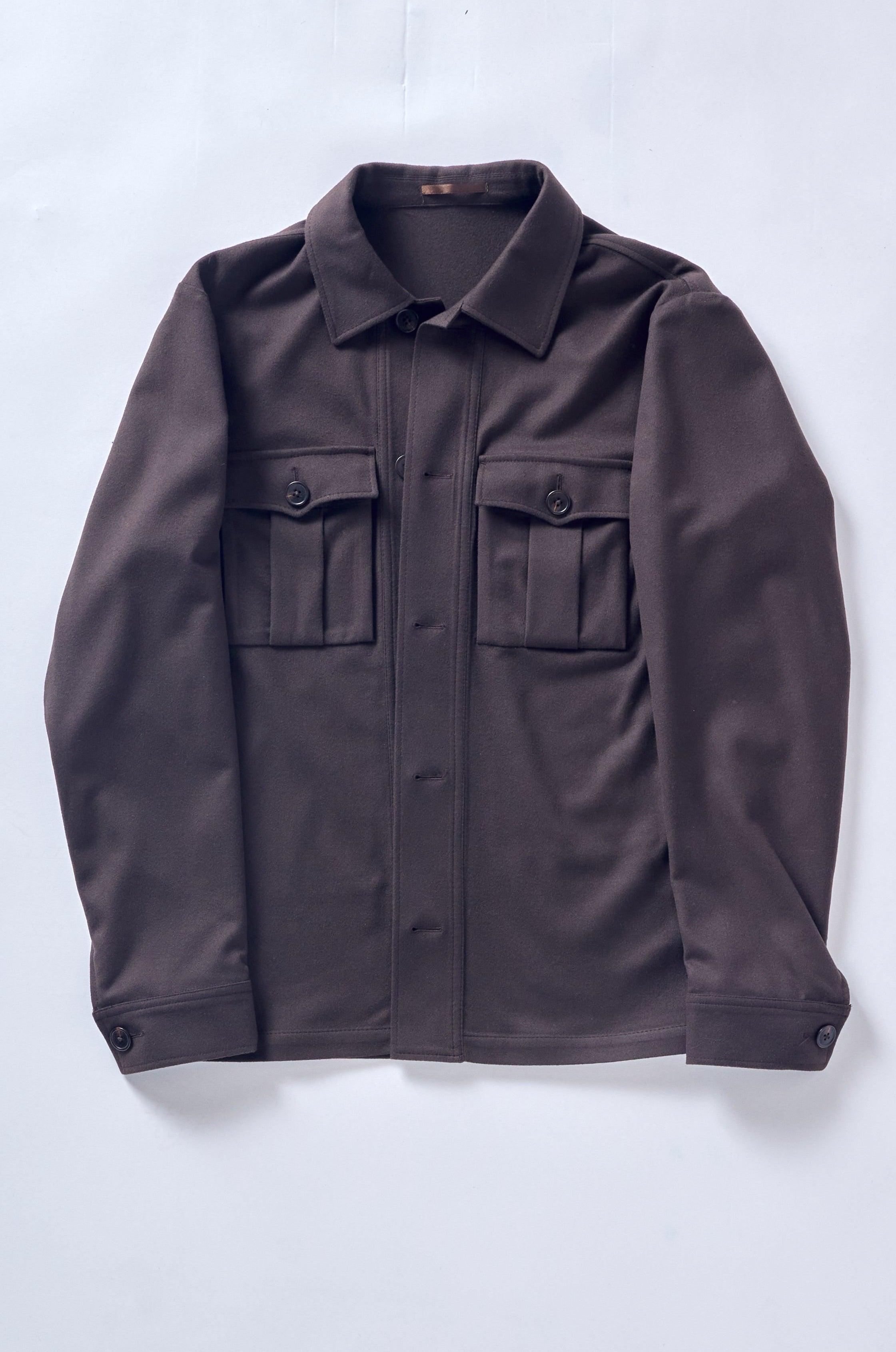 Signature Brown Loro Piana Overshirt - Shepherd’s