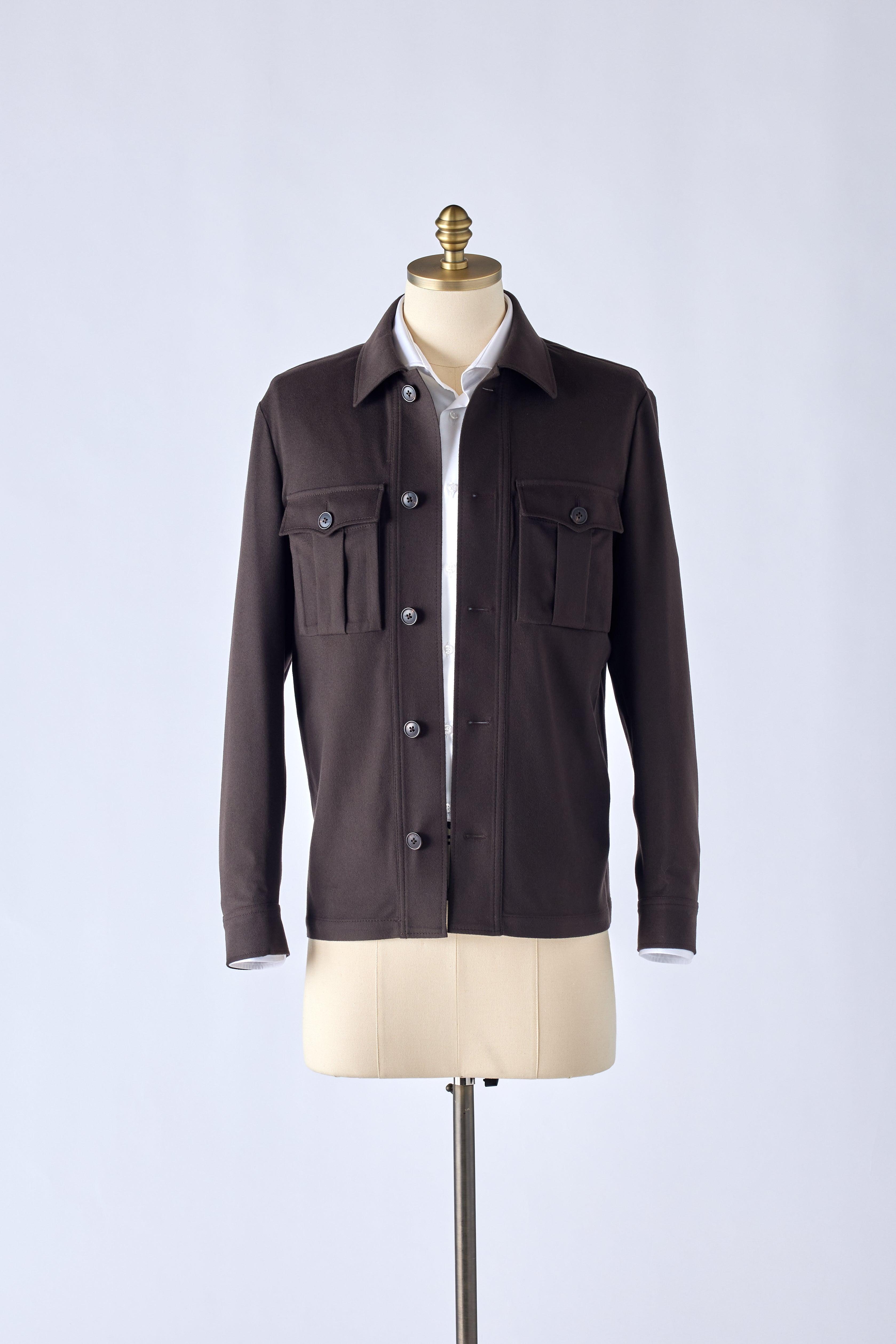 Signature Brown Loro Piana Overshirt - Shepherd’s