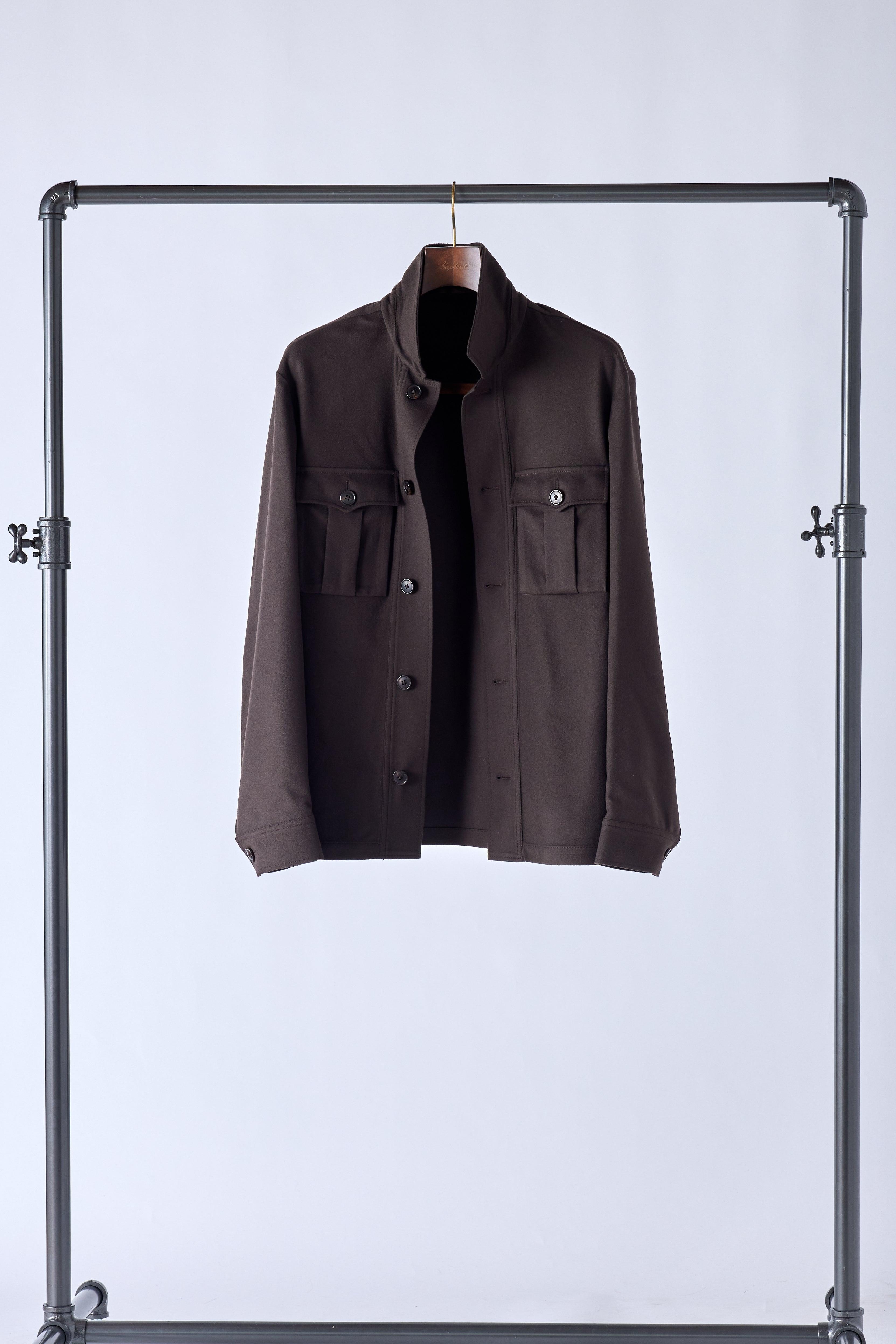 Signature Brown Loro Piana Overshirt - Shepherd’s