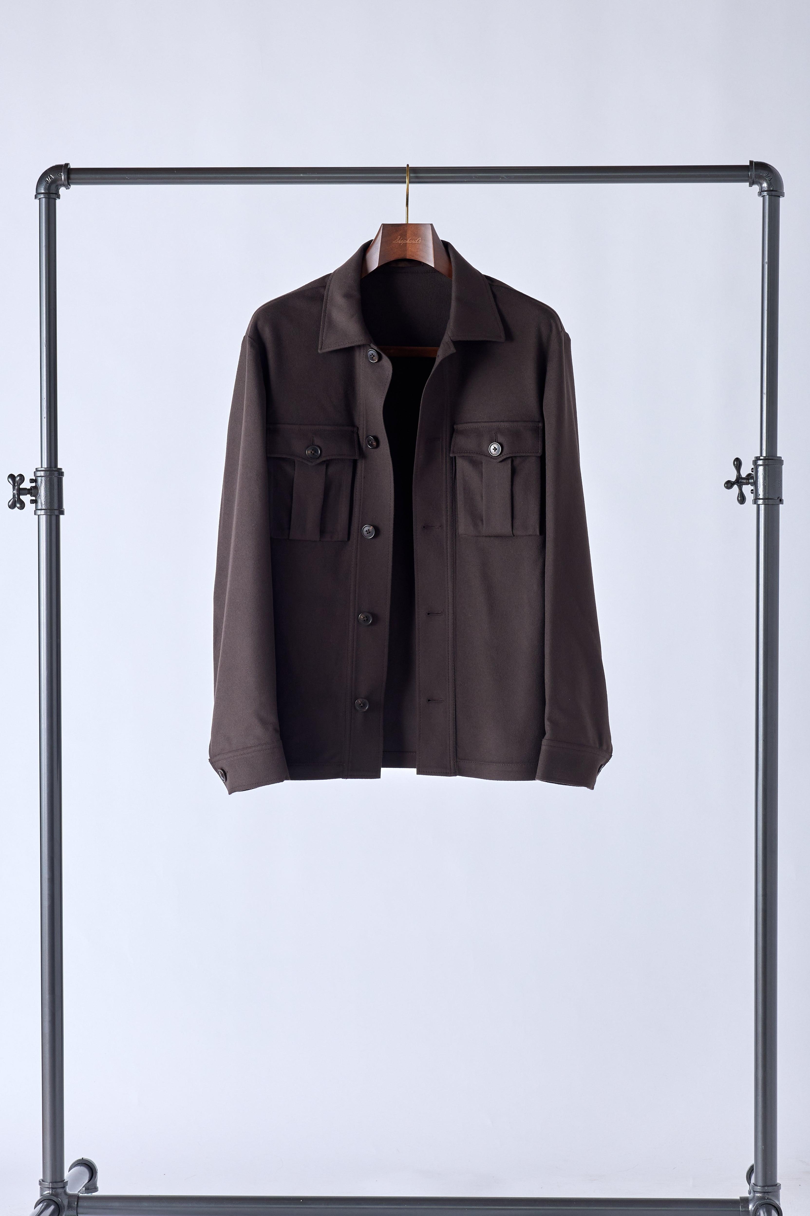 Signature Brown Loro Piana Overshirt - Shepherd’s