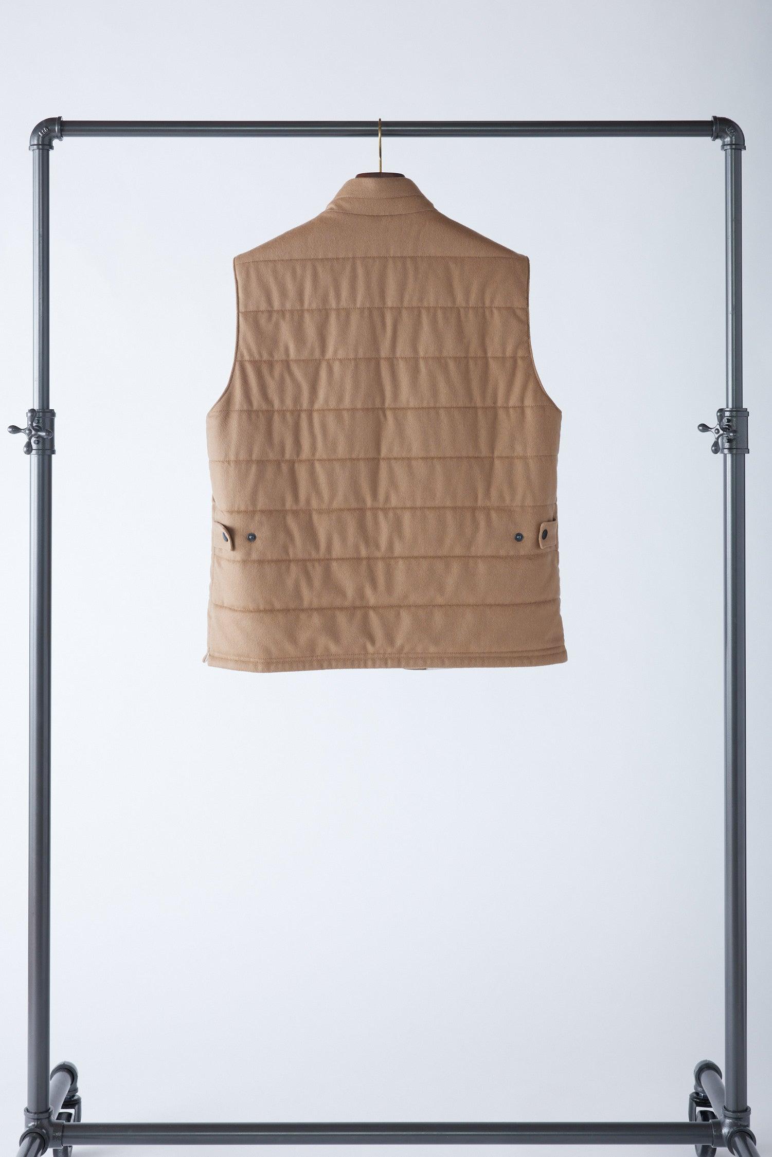 Signature Camel Cashmere Vest - Shepherd’s