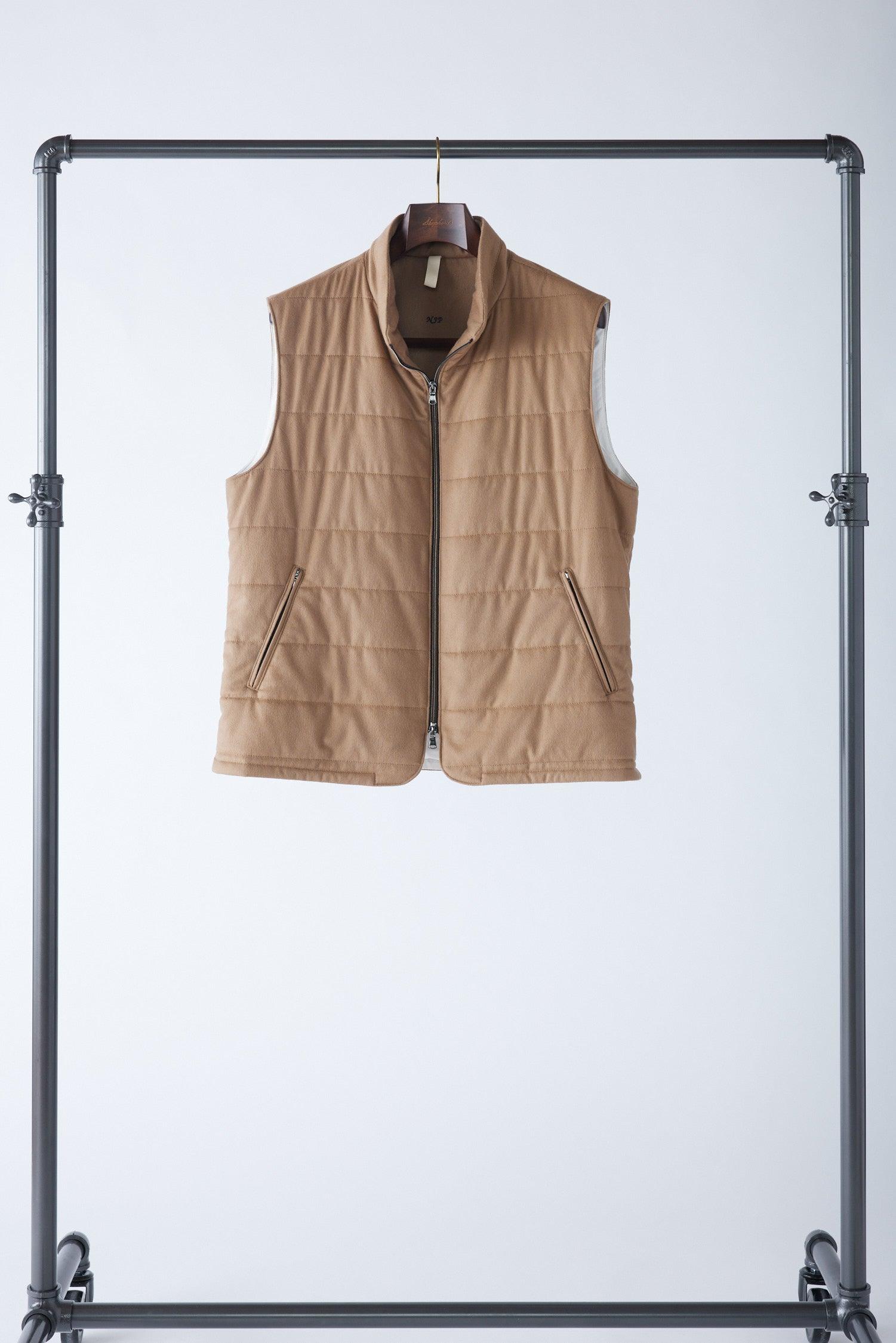 Signature Camel Cashmere Vest - Shepherd’s