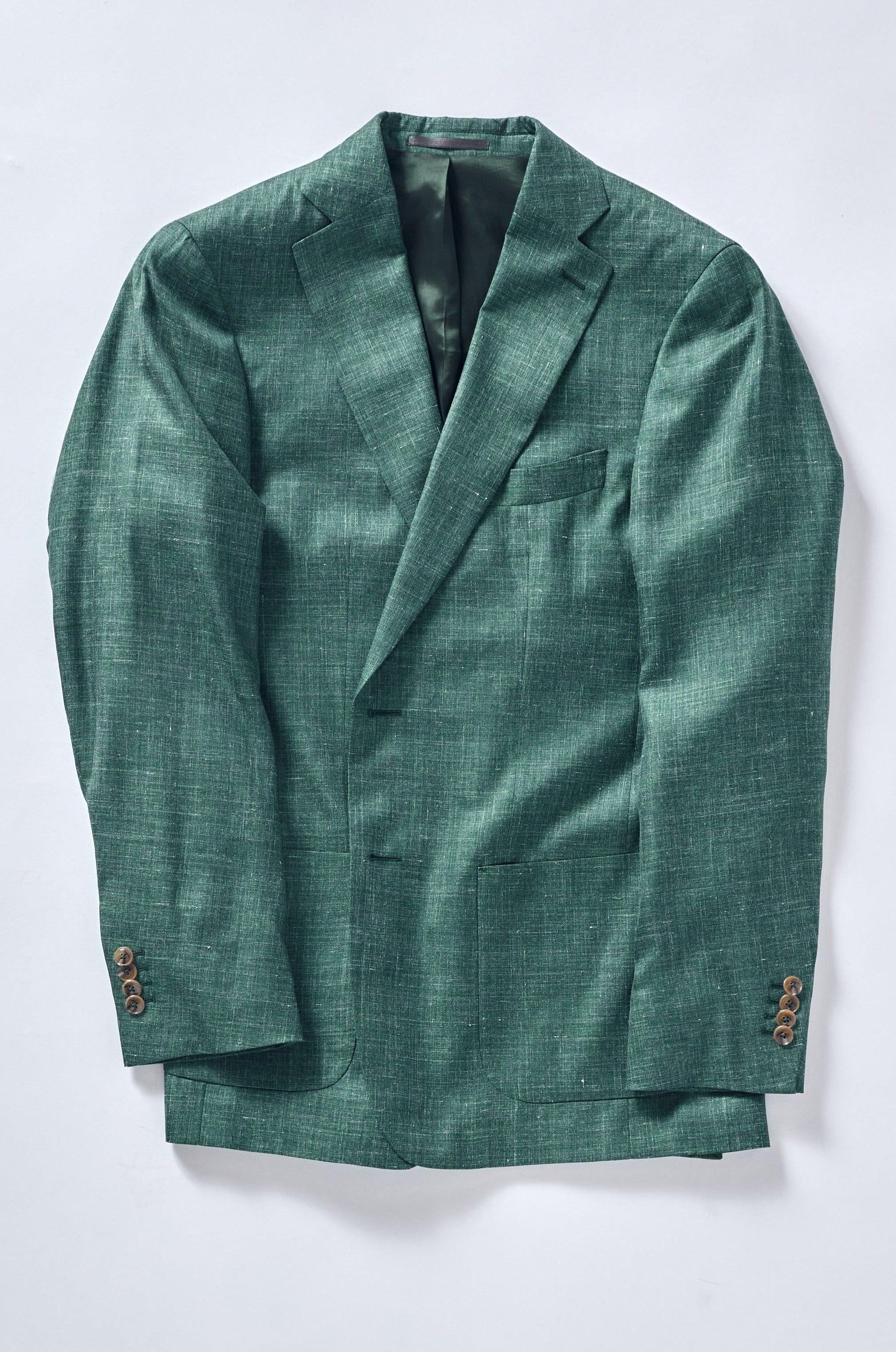 Signature Green Cashmere-Silk Jacket - Shepherd’s