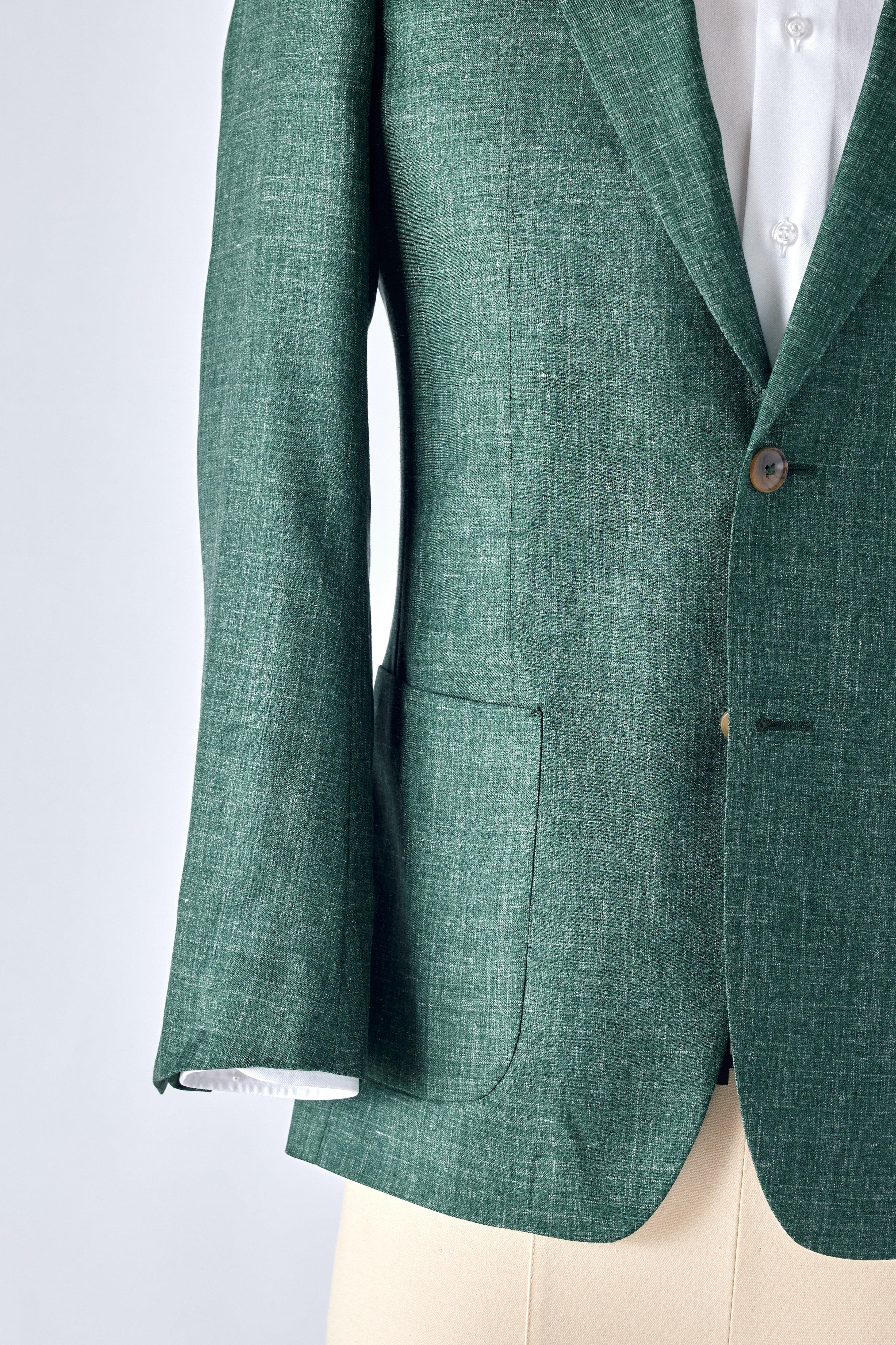 Signature Green Cashmere-Silk Jacket - Shepherd’s