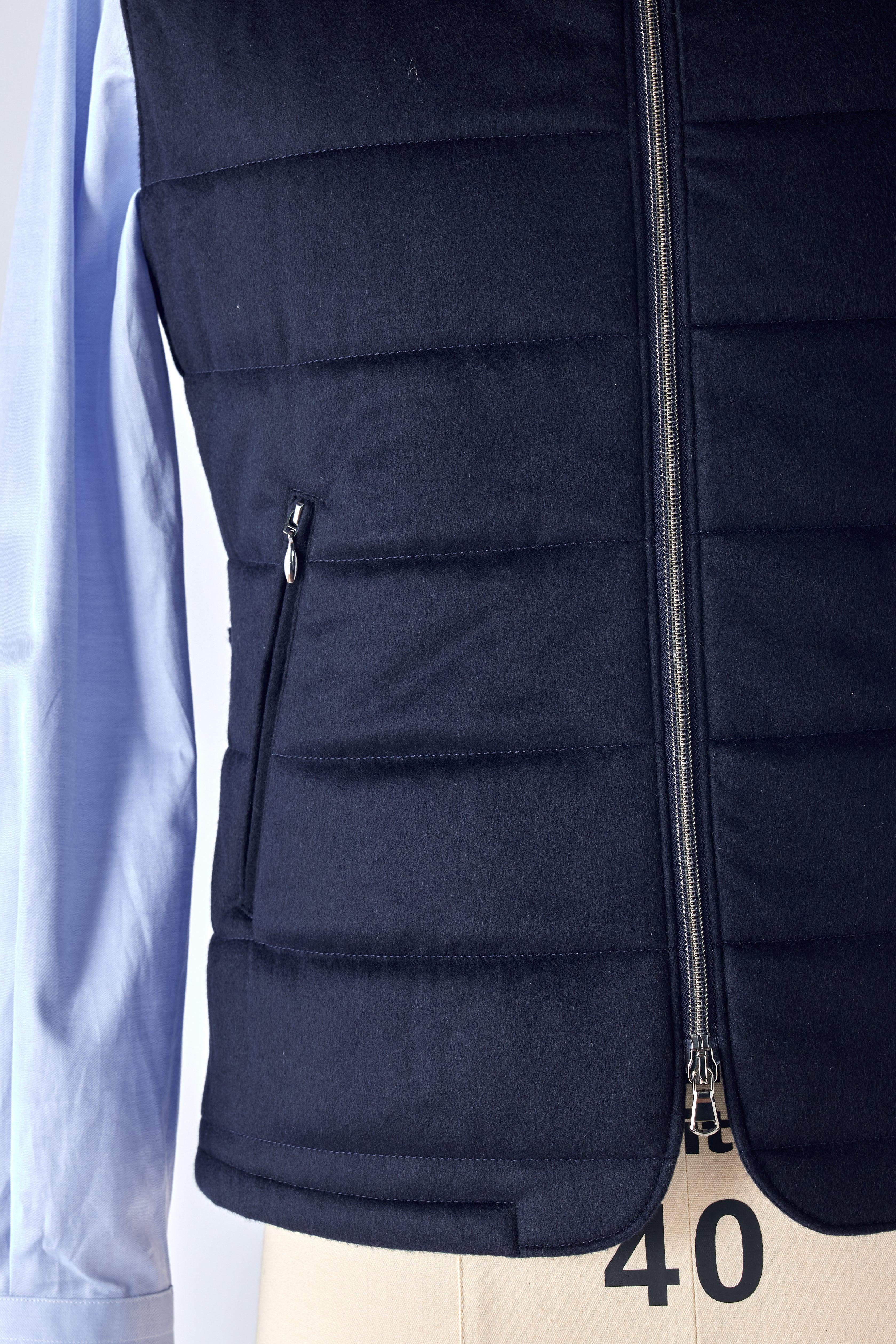 Signature Navy Cashmere Vest - Shepherd’s
