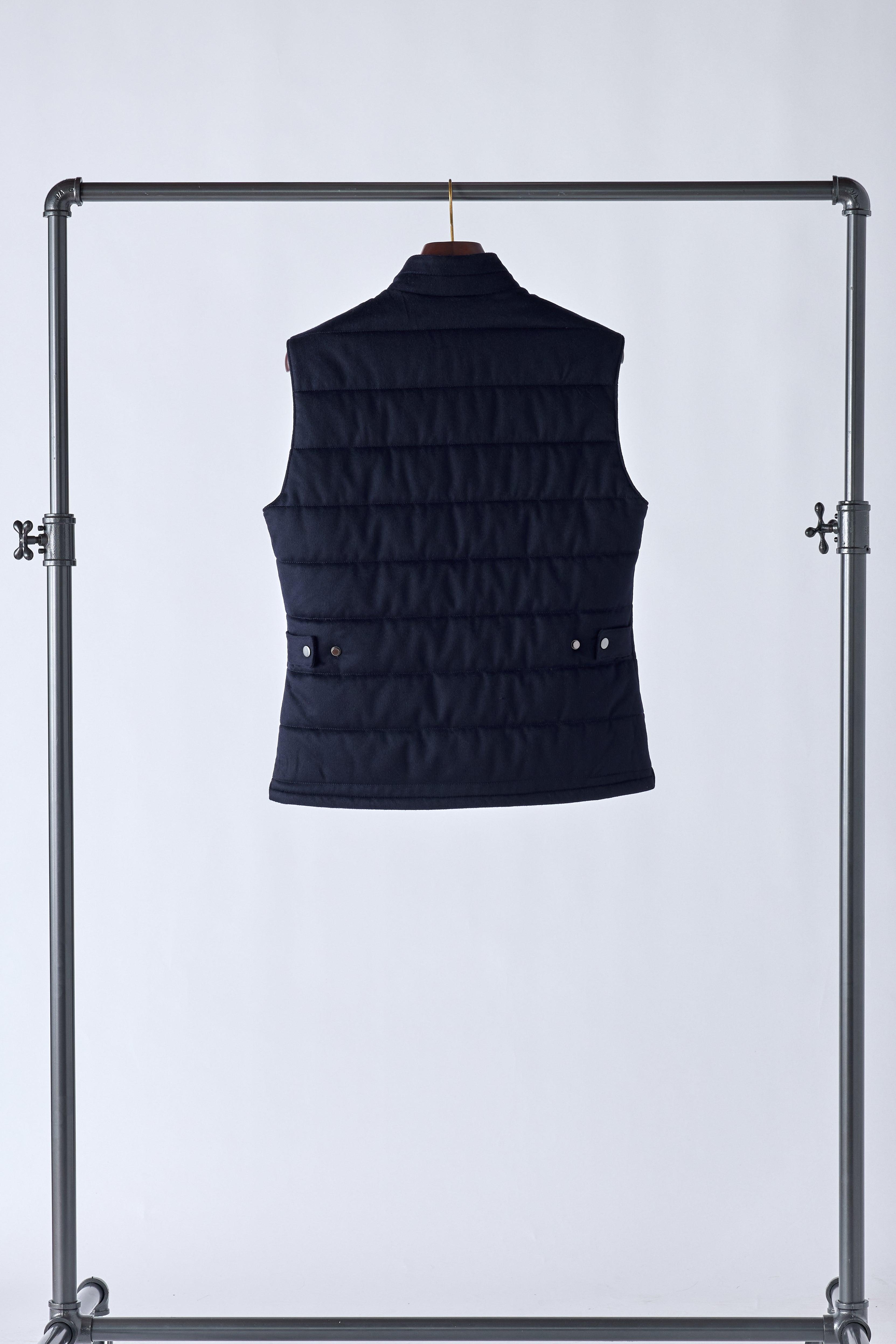 Signature Navy Cashmere Vest - Shepherd’s