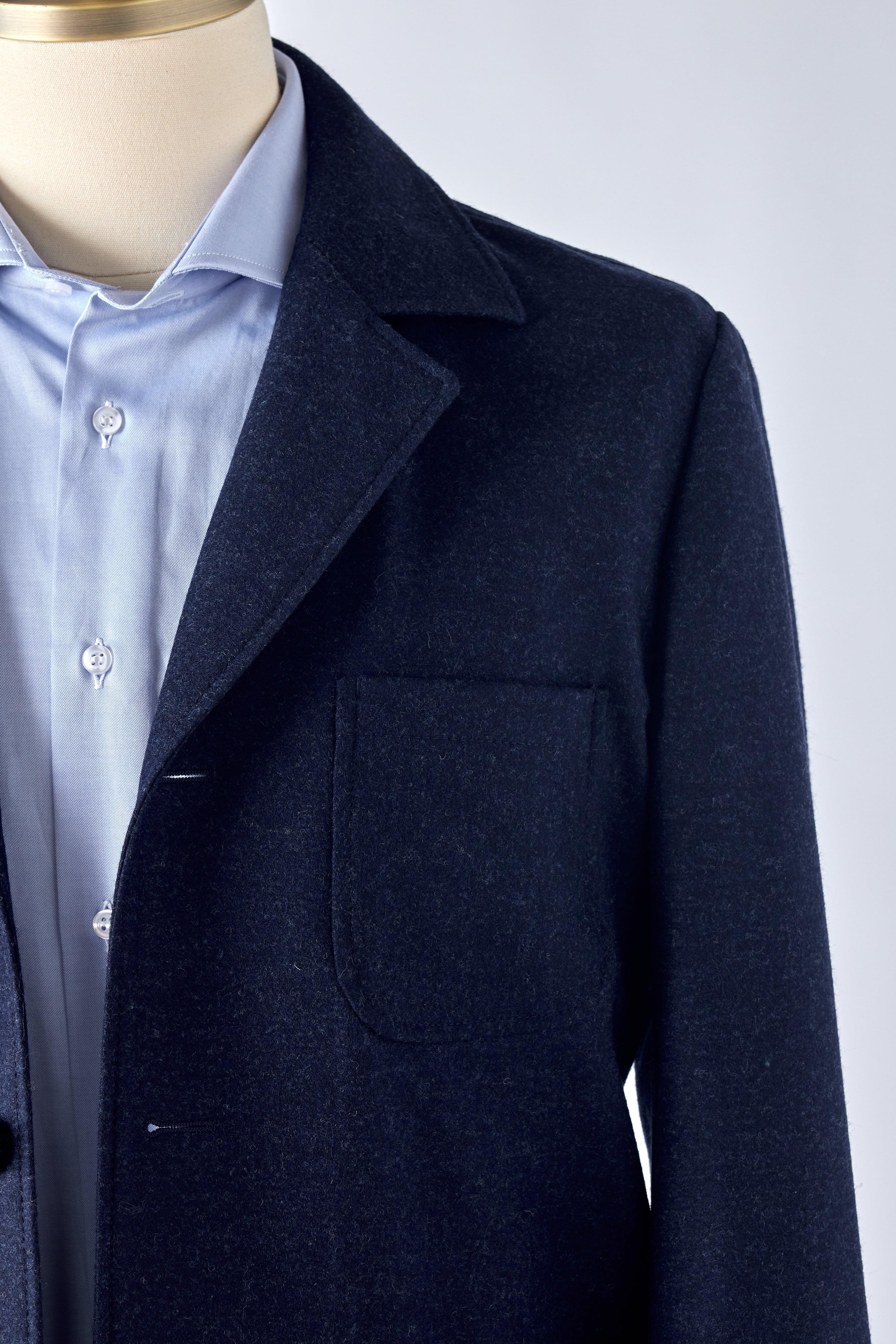 The Navy Flannel Work Jacket - Shepherd’s