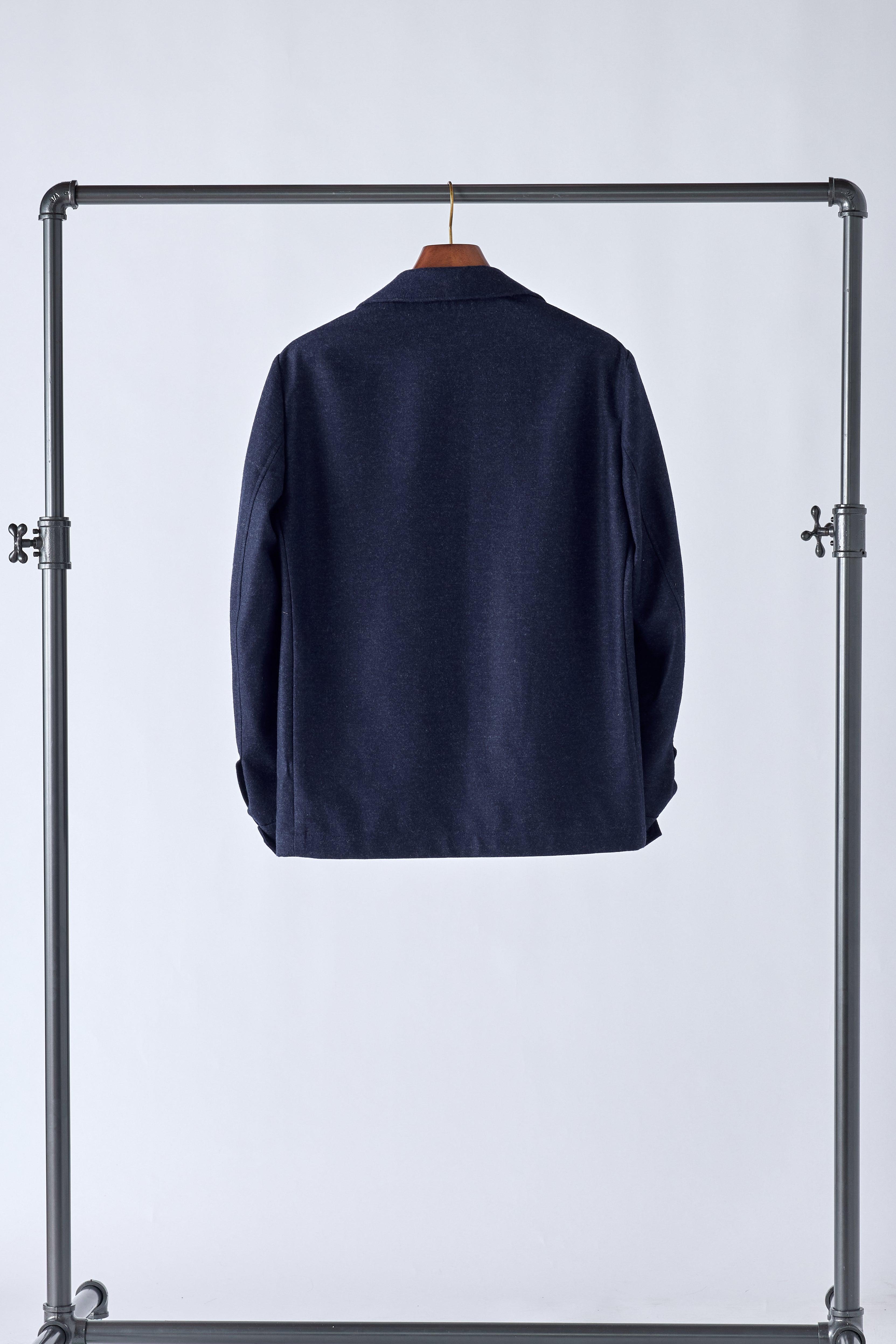 The Navy Flannel Work Jacket - Shepherd’s