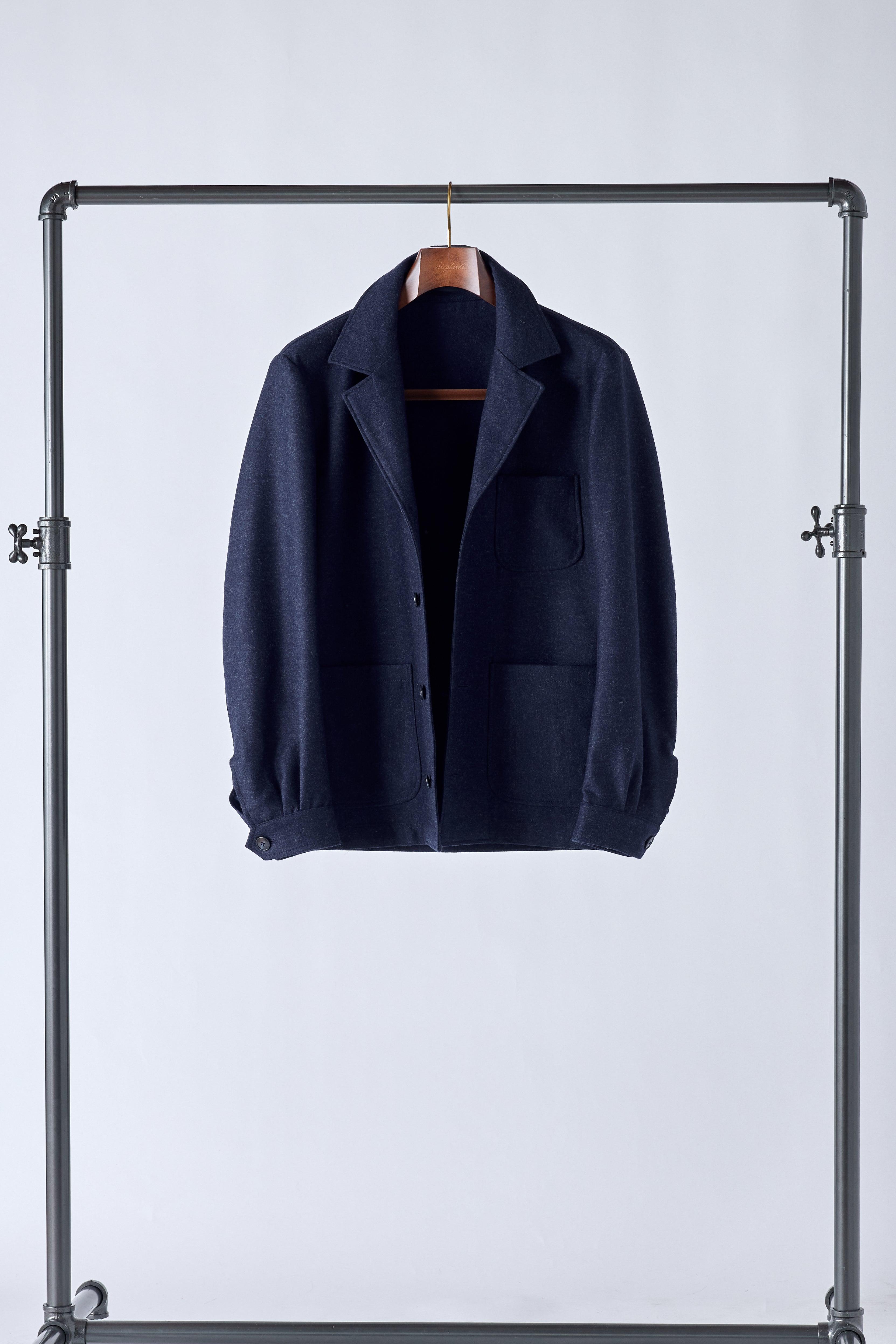 The Navy Flannel Work Jacket - Shepherd’s