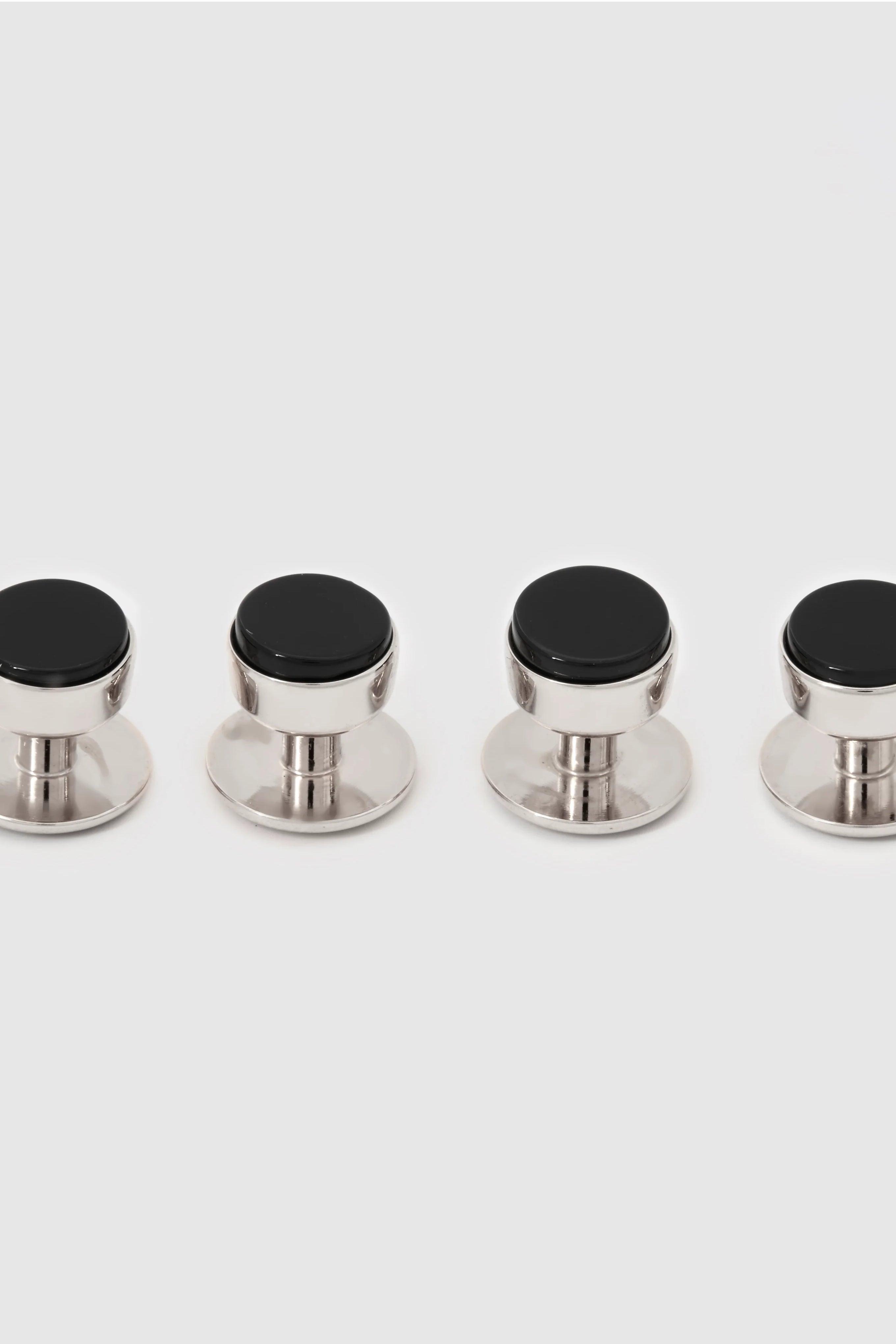 Codis Maya Onyx Tuxedo Studs - Shepherd’s