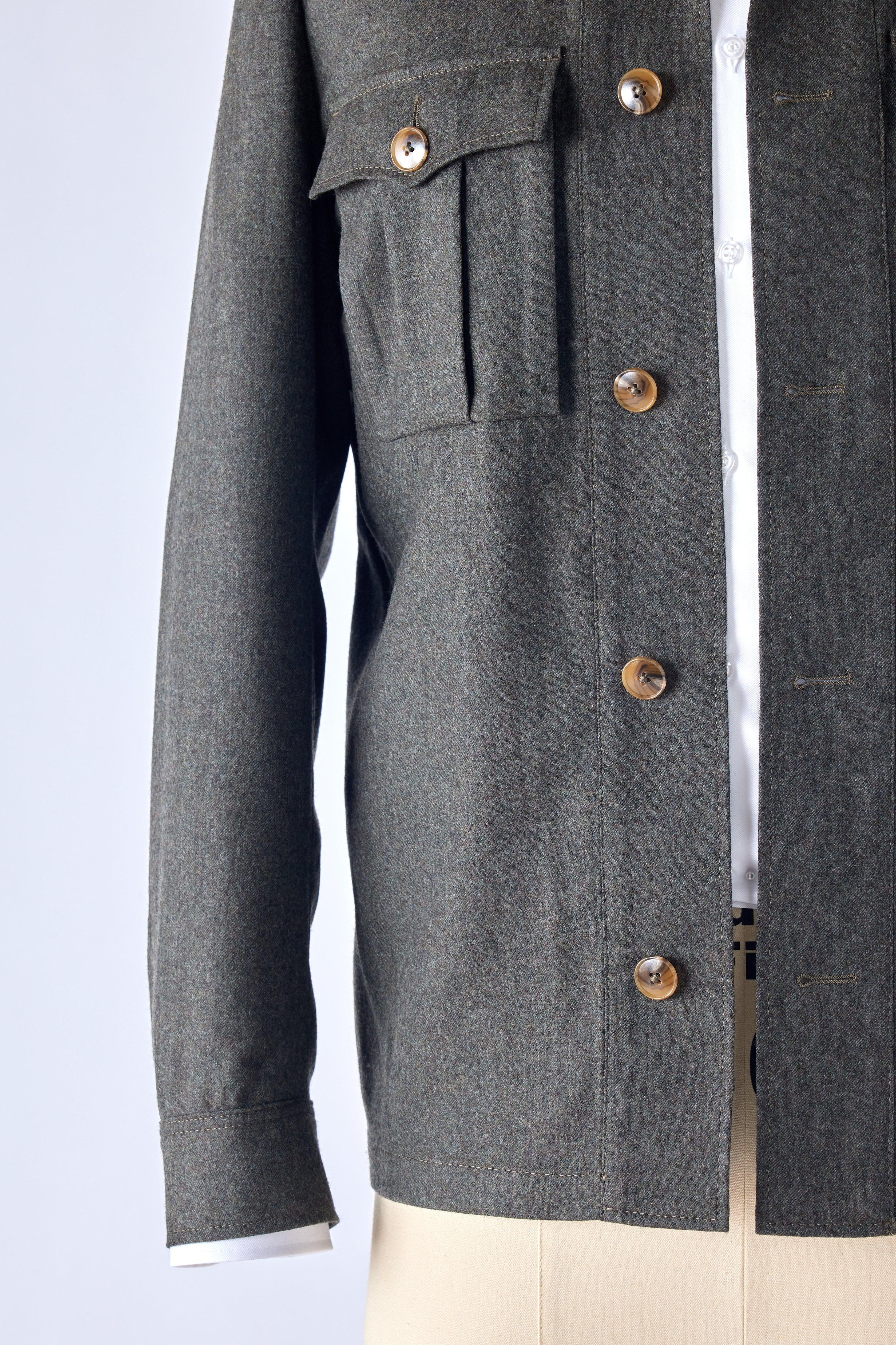 Brown Flannel Overshirt - Shepherd’s