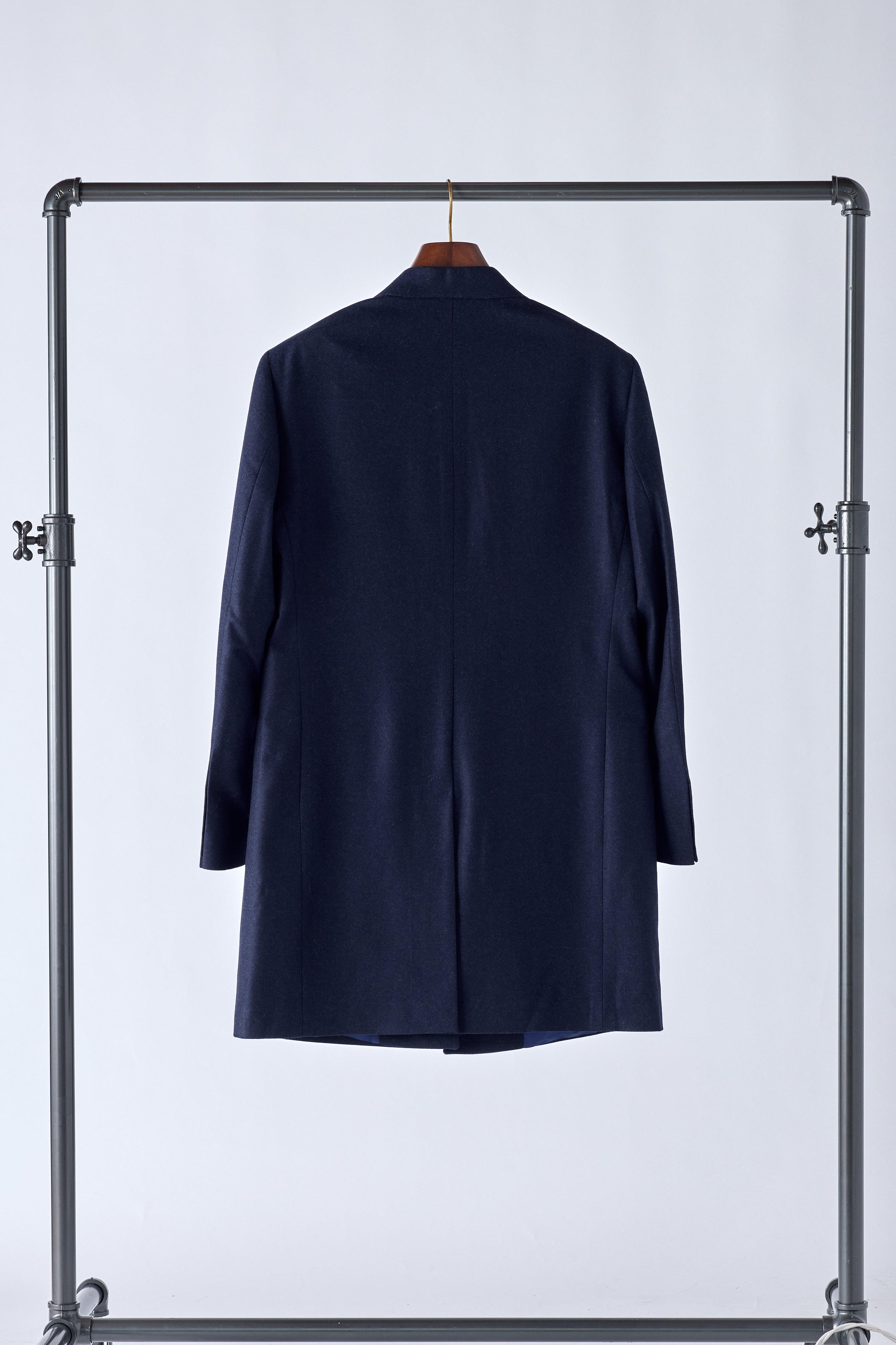 Navy Wool Overcoat - Shepherd’s