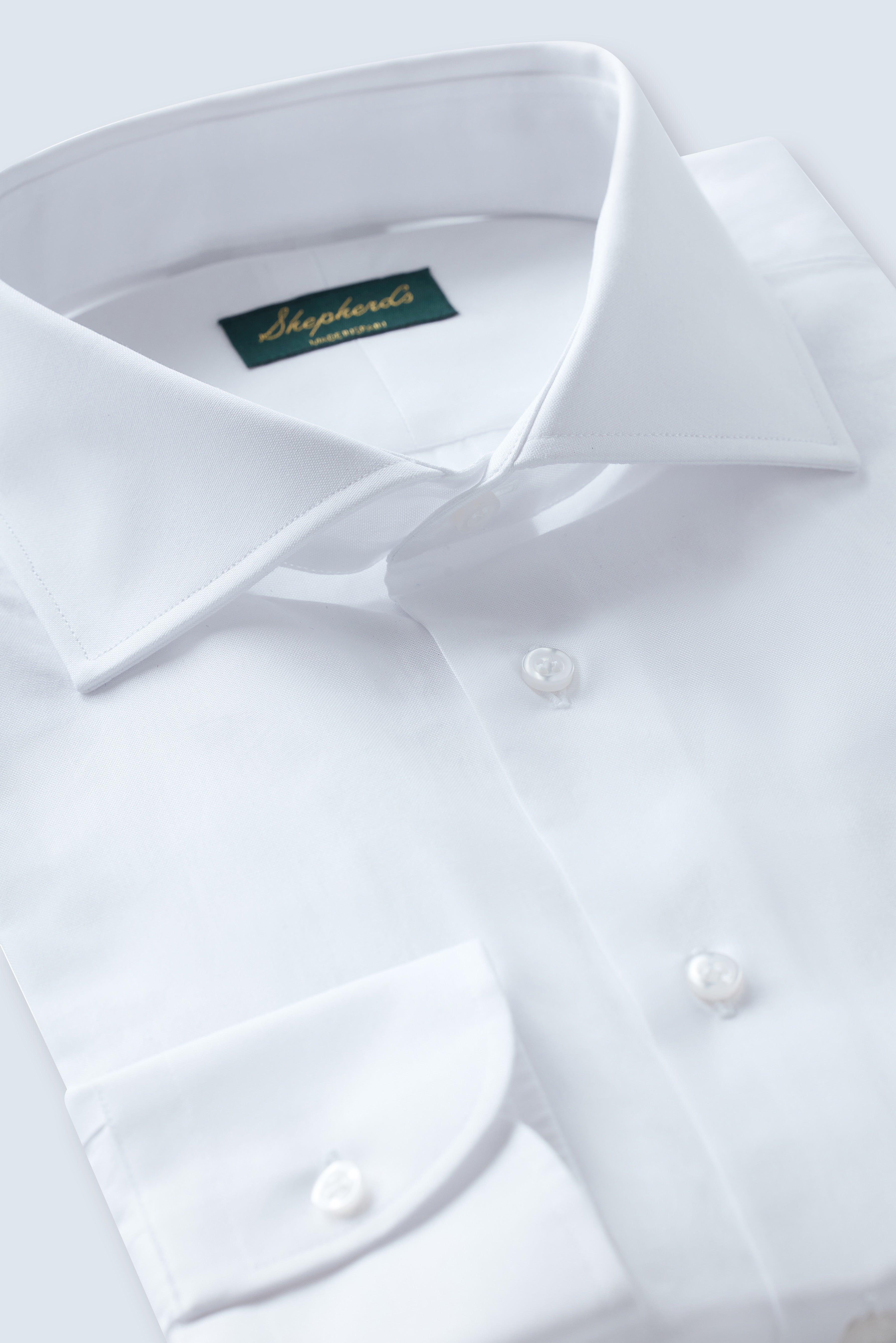No. 1 White Poplin Shirt | Shepherd's