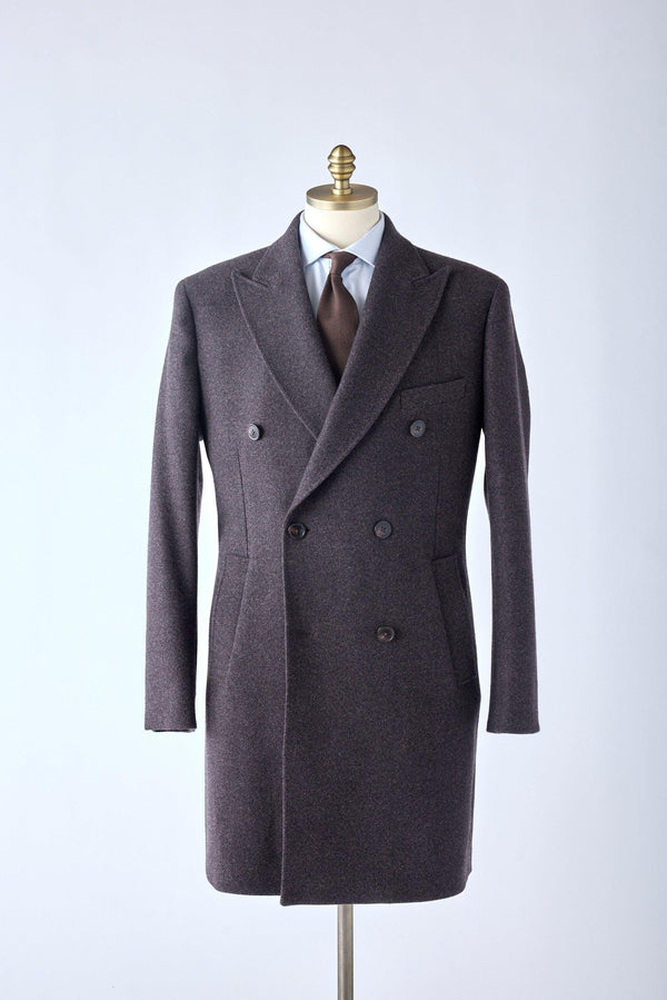 Peak Lapel Double-Breasted Overcoat | Shepherd’s