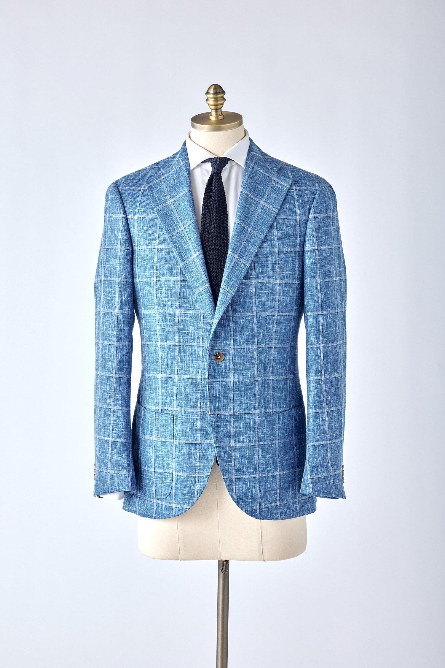 No. 2 Linen Windowpane Jacket - Shepherd’s
