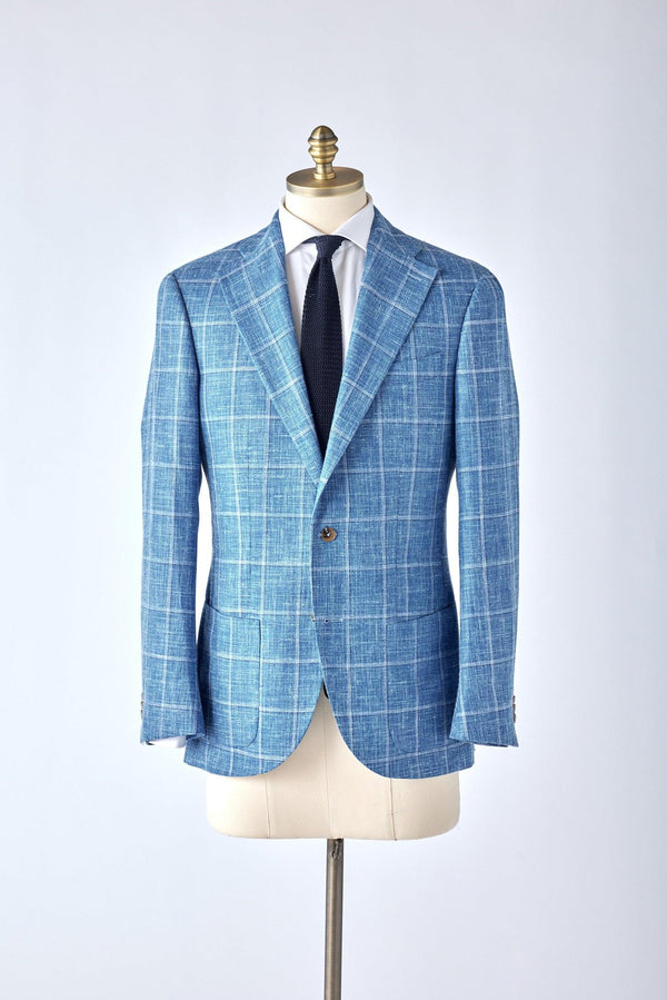 No. 2 Linen Windowpane Jacket