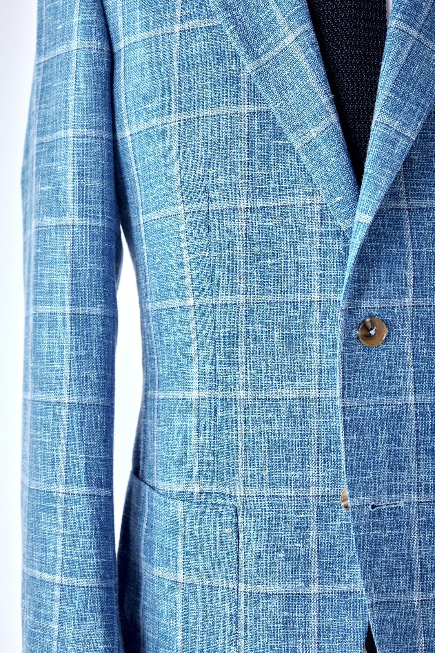 No. 2 Linen Windowpane Jacket - Shepherd’s